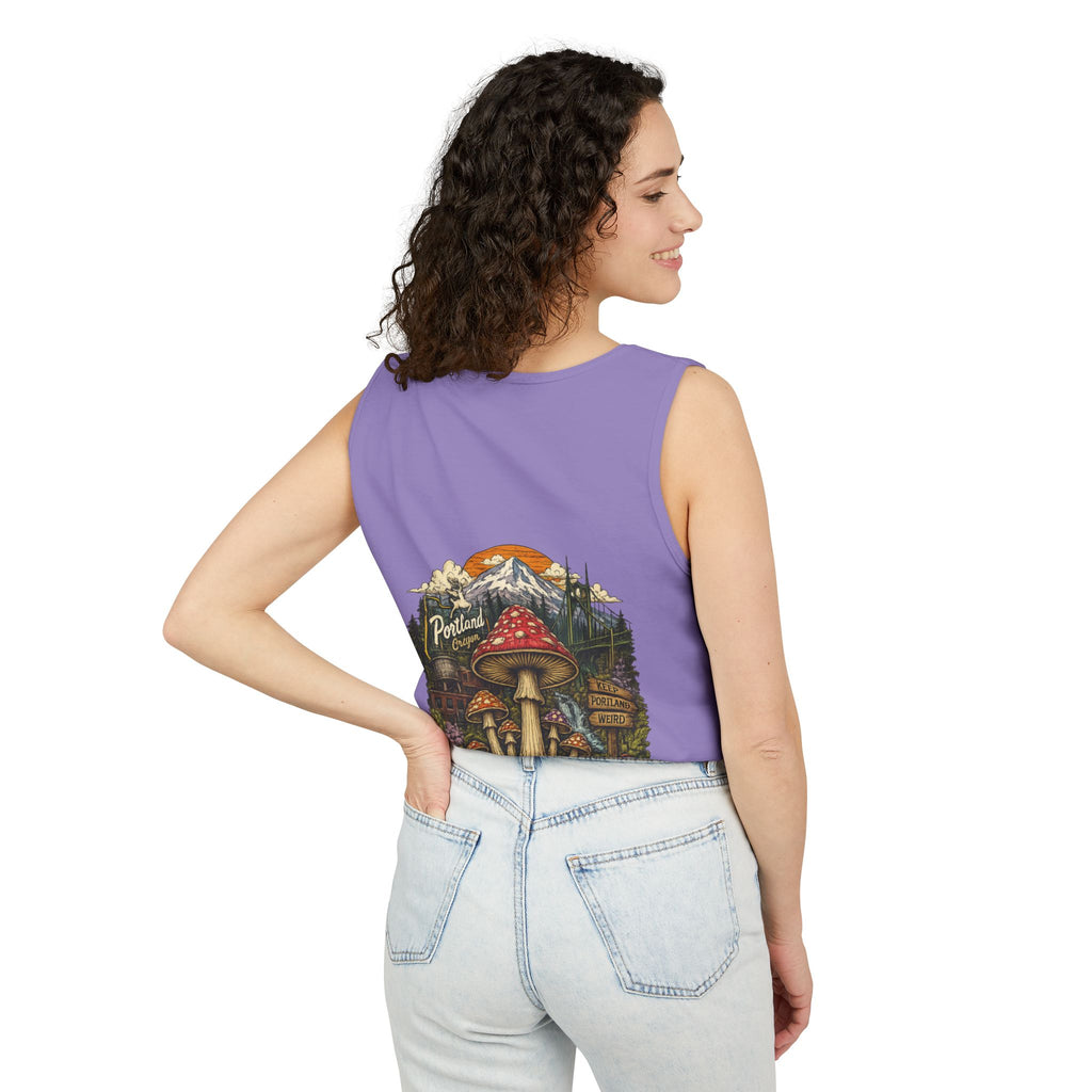 Mushroom Tank Top — Psychedelic & Portland Forest Graphic Tank