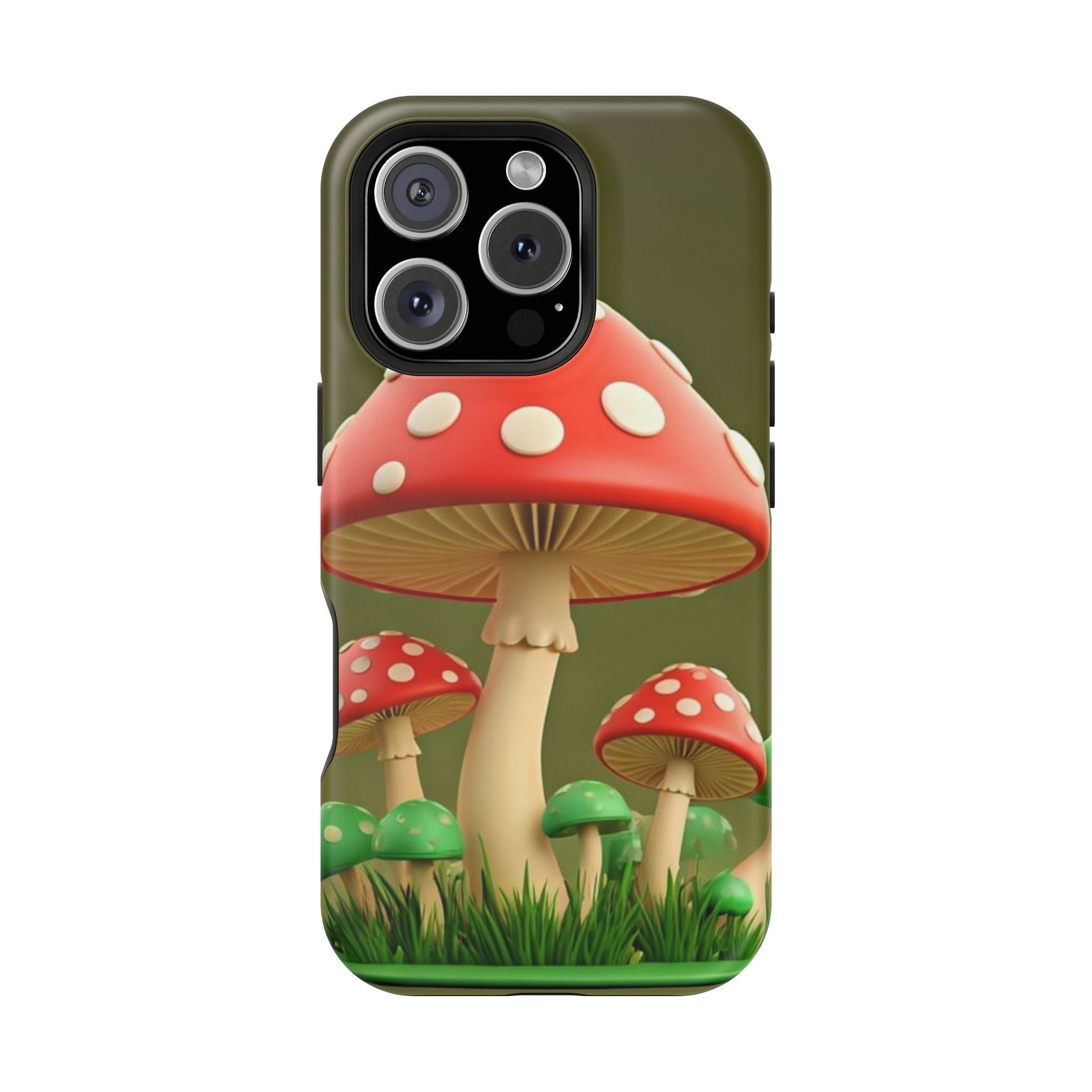 🍄🔥Golden Glow Mushroom Phone Case – Nature Meets Radiance" 🍄✨📱