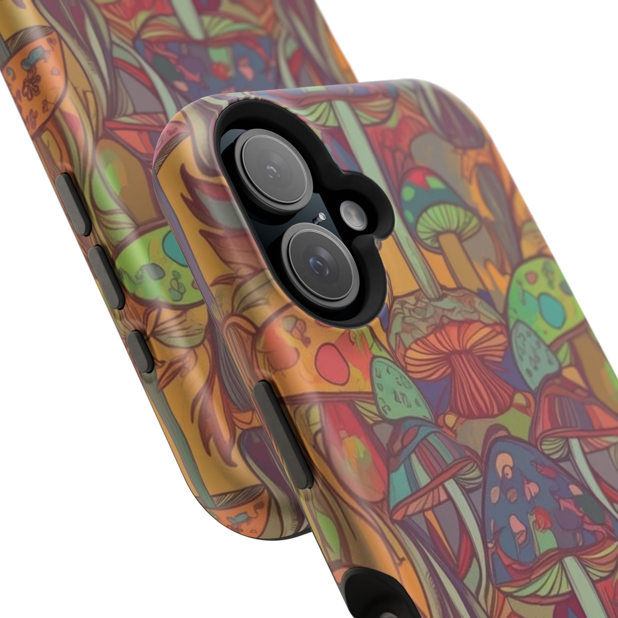 Mushroom Grove Impact-Resistant Case, Unique Phone Cover for Nature Lovers, Mushroom Art Gifts, Phone Accessories for Festivals, [...]