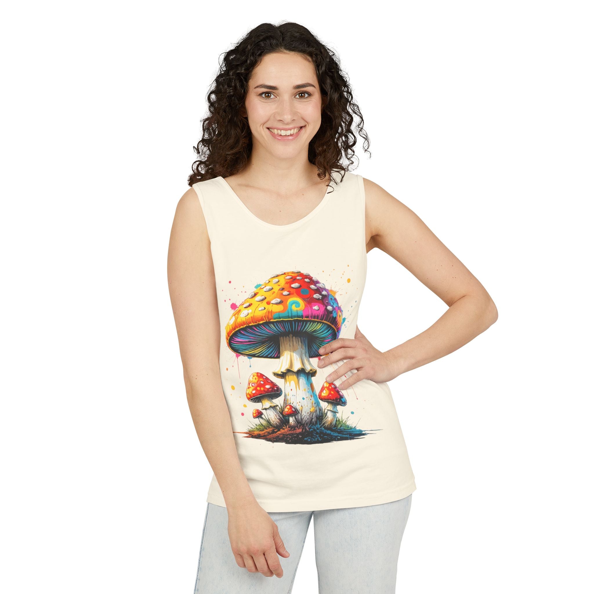 Mushroom Tank Top — Psychedelic & Portland Forest Graphic Tank