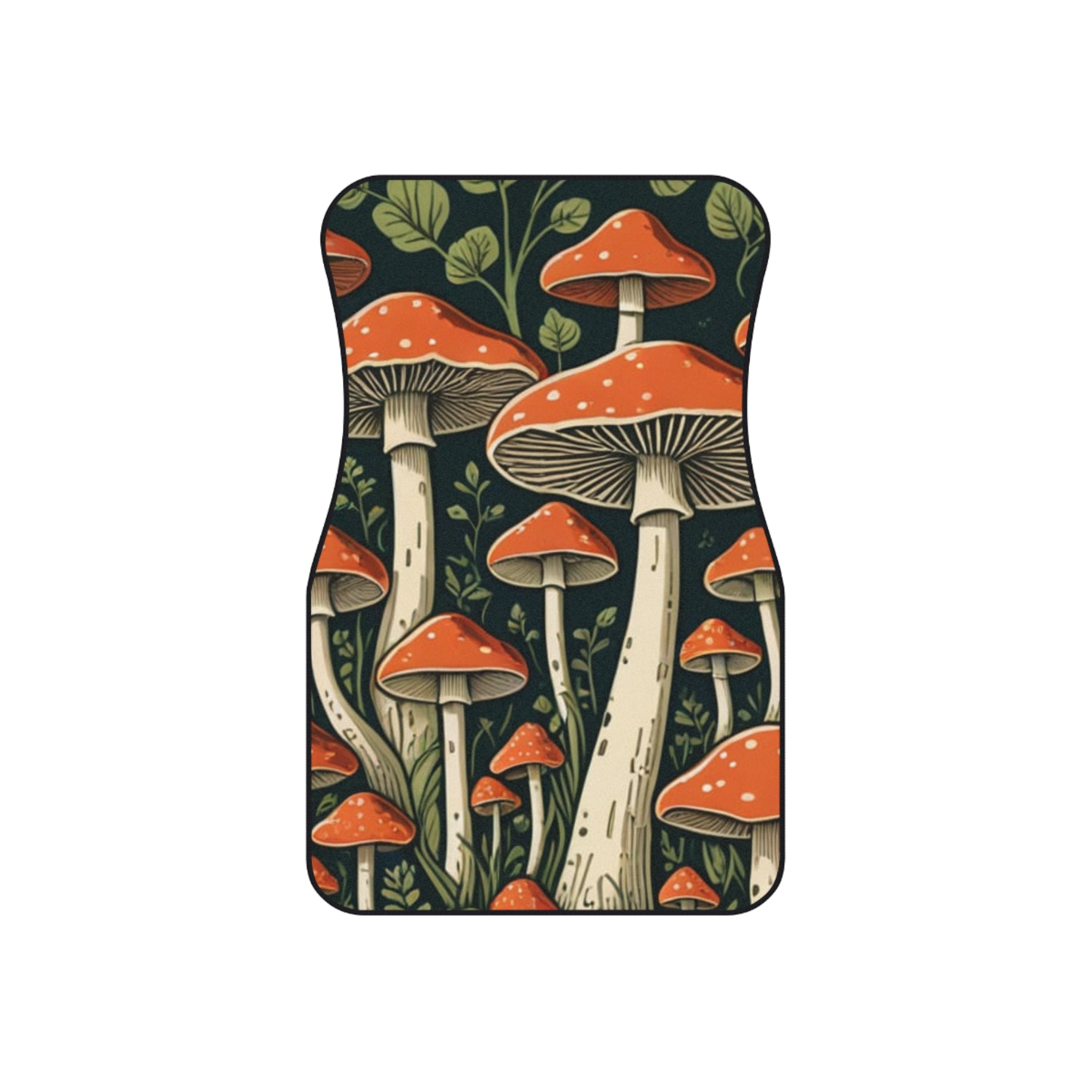 🍄 Forest Floor Classic Car Mat Set 🚗🌿 (Set of 4)