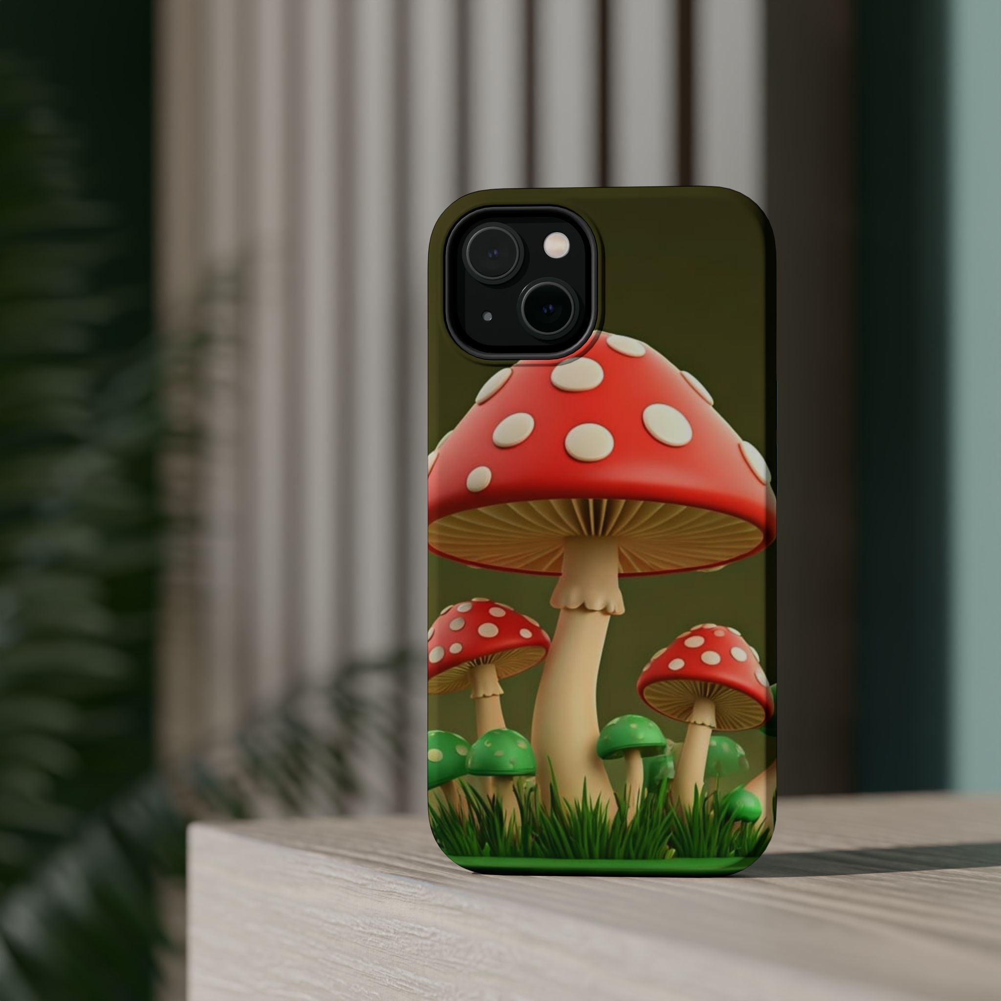 🍄🔥Golden Glow Mushroom Phone Case – Nature Meets Radiance" 🍄✨📱