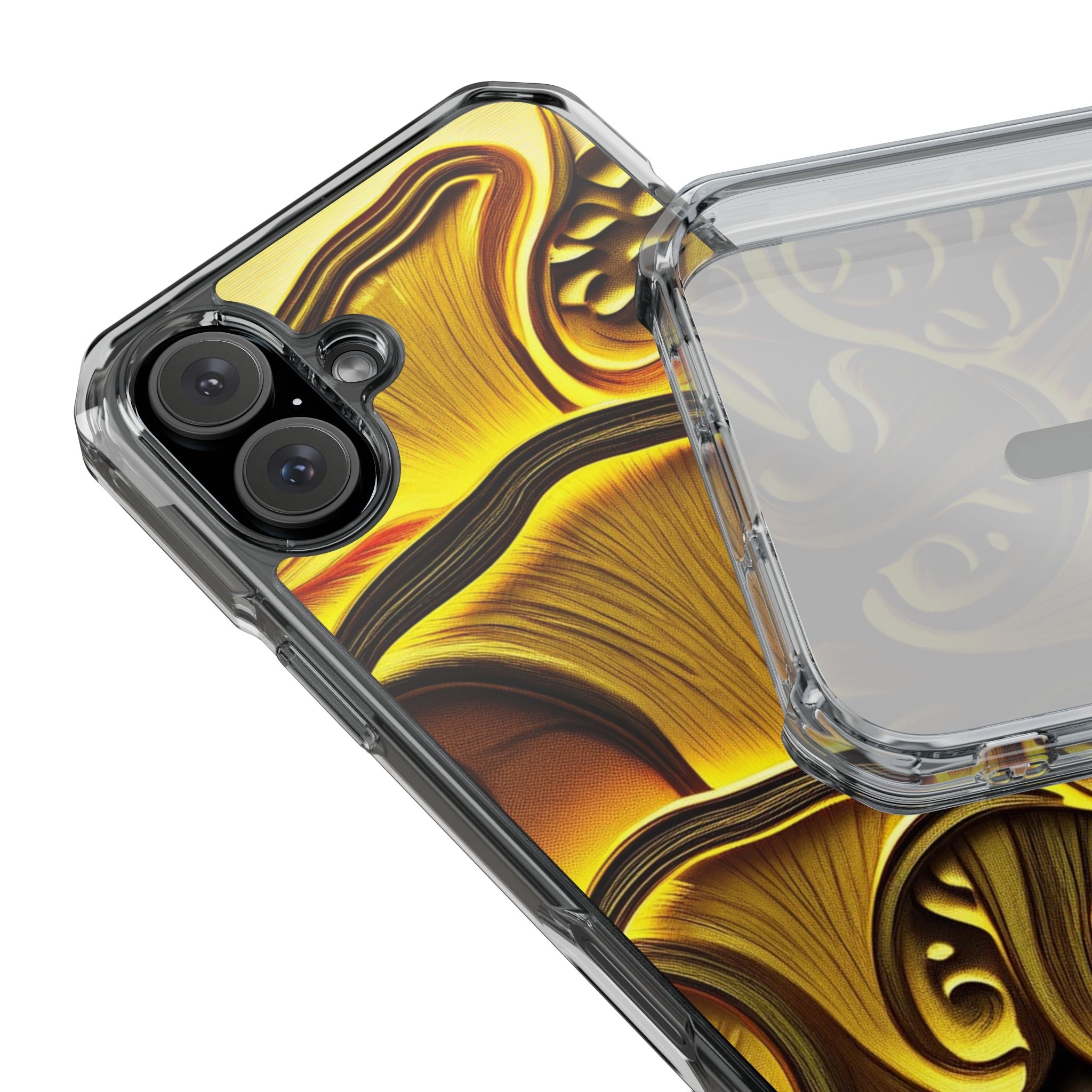 📱Golden Fungi Phone Case – Forest Glow Edition🍄✨📱