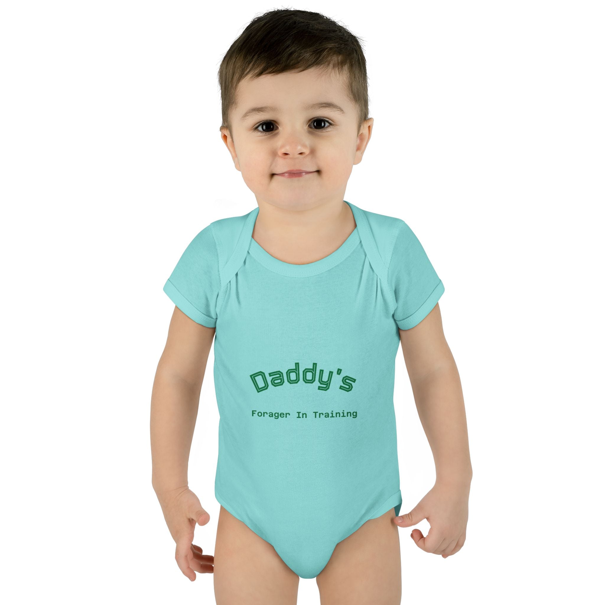 🍄👶 “Forest Friends” Baby Bodysuit One Piece