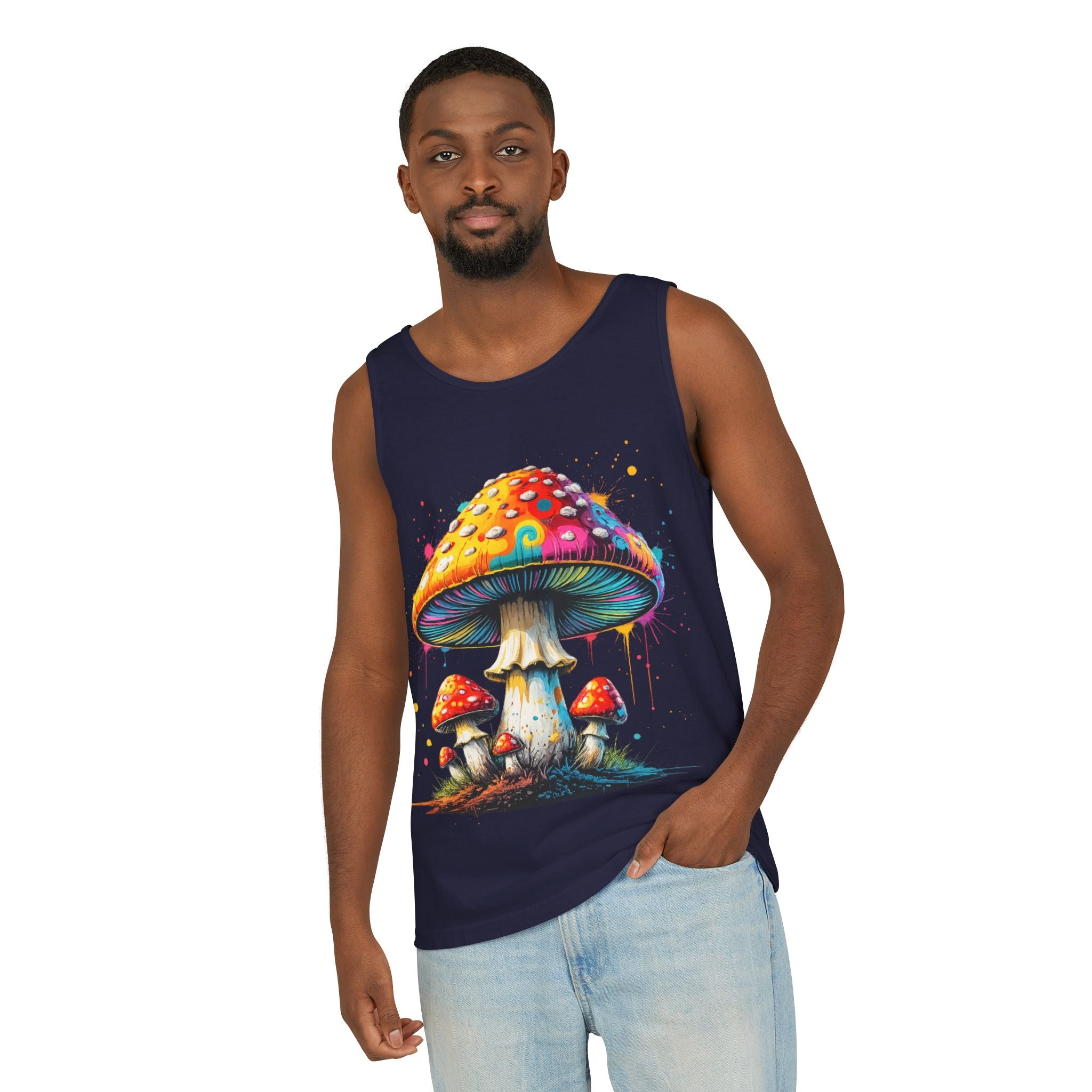 Mushroom Tank Top — Psychedelic & Portland Forest Graphic Tank