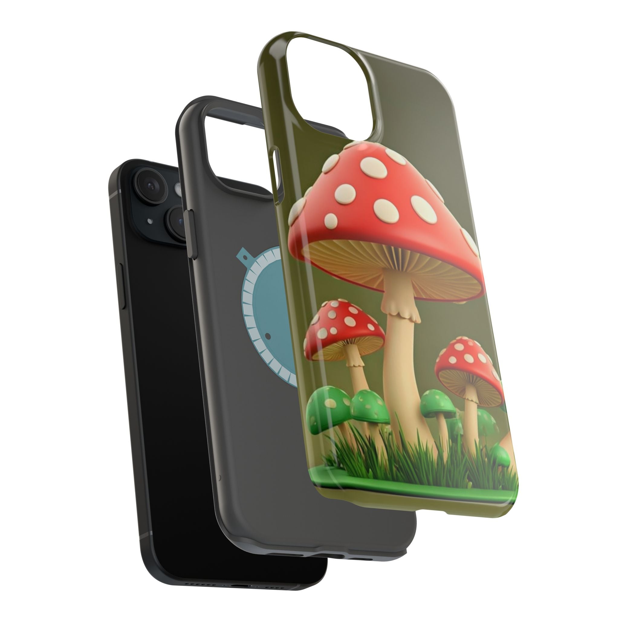 🍄🔥Golden Glow Mushroom Phone Case – Nature Meets Radiance" 🍄✨📱