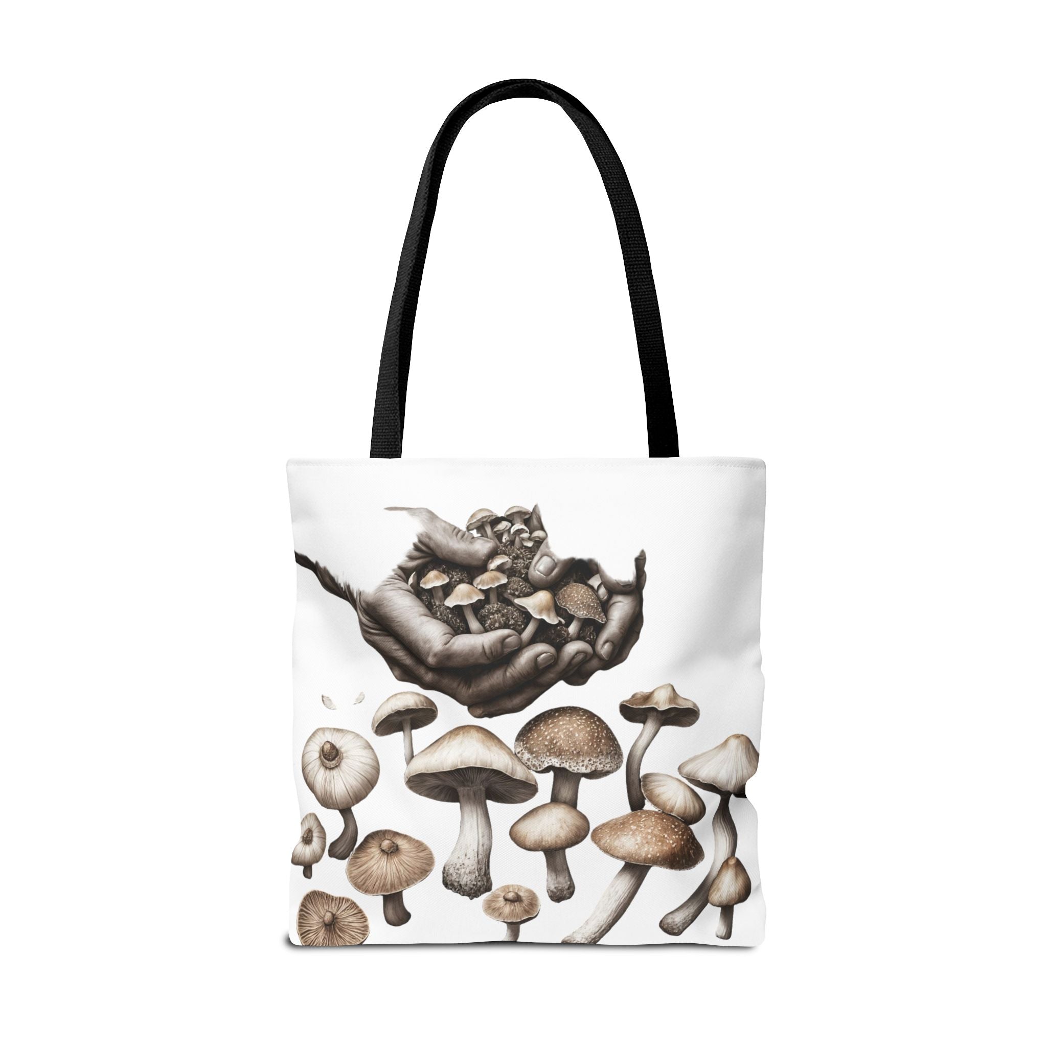👐 “Harvested by Hand” Mushroom Tote – Carry Nature’s Story 🍄