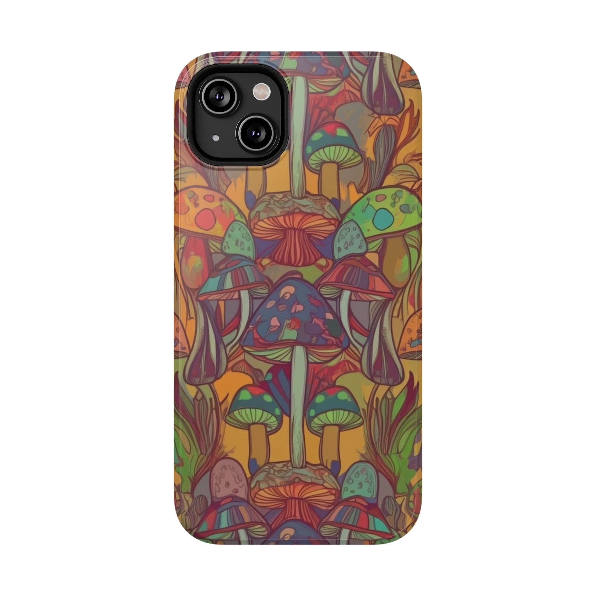 Mushroom Grove Impact-Resistant Case, Unique Phone Cover for Nature Lovers, Mushroom Art Gifts, Phone Accessories for Festivals, [...]