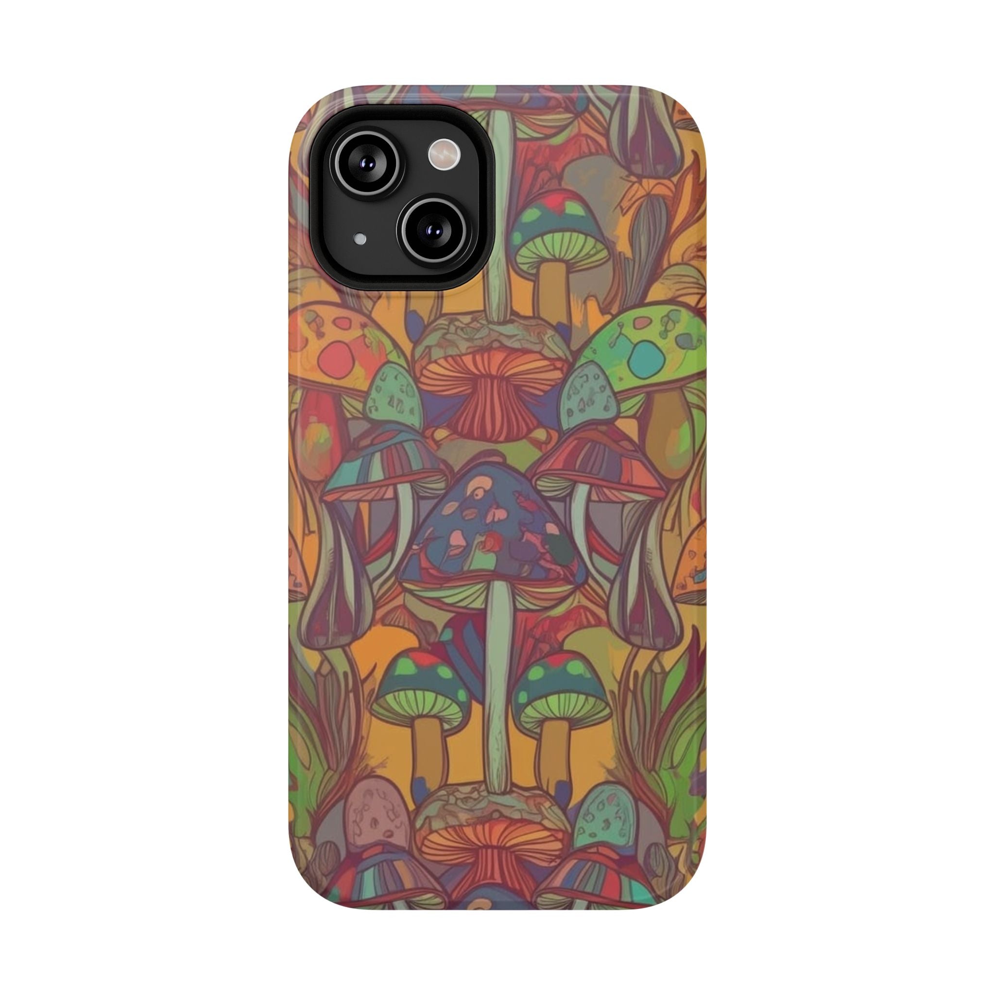 Mushroom Grove Impact-Resistant Case, Unique Phone Cover for Nature Lovers, Mushroom Art Gifts, Phone Accessories for Festivals, [...]
