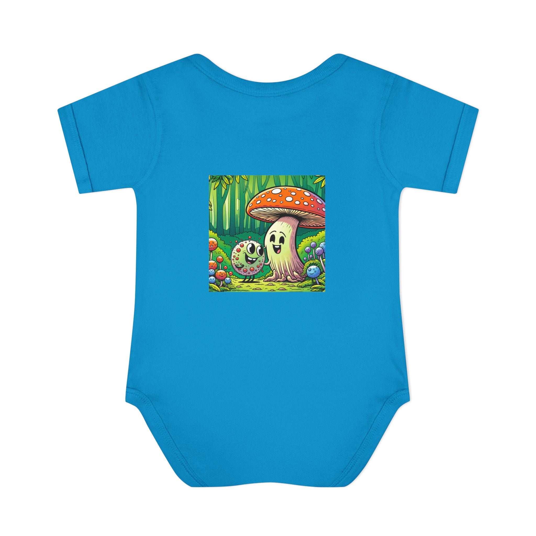 🍄👶 “Forest Friends” Baby Bodysuit