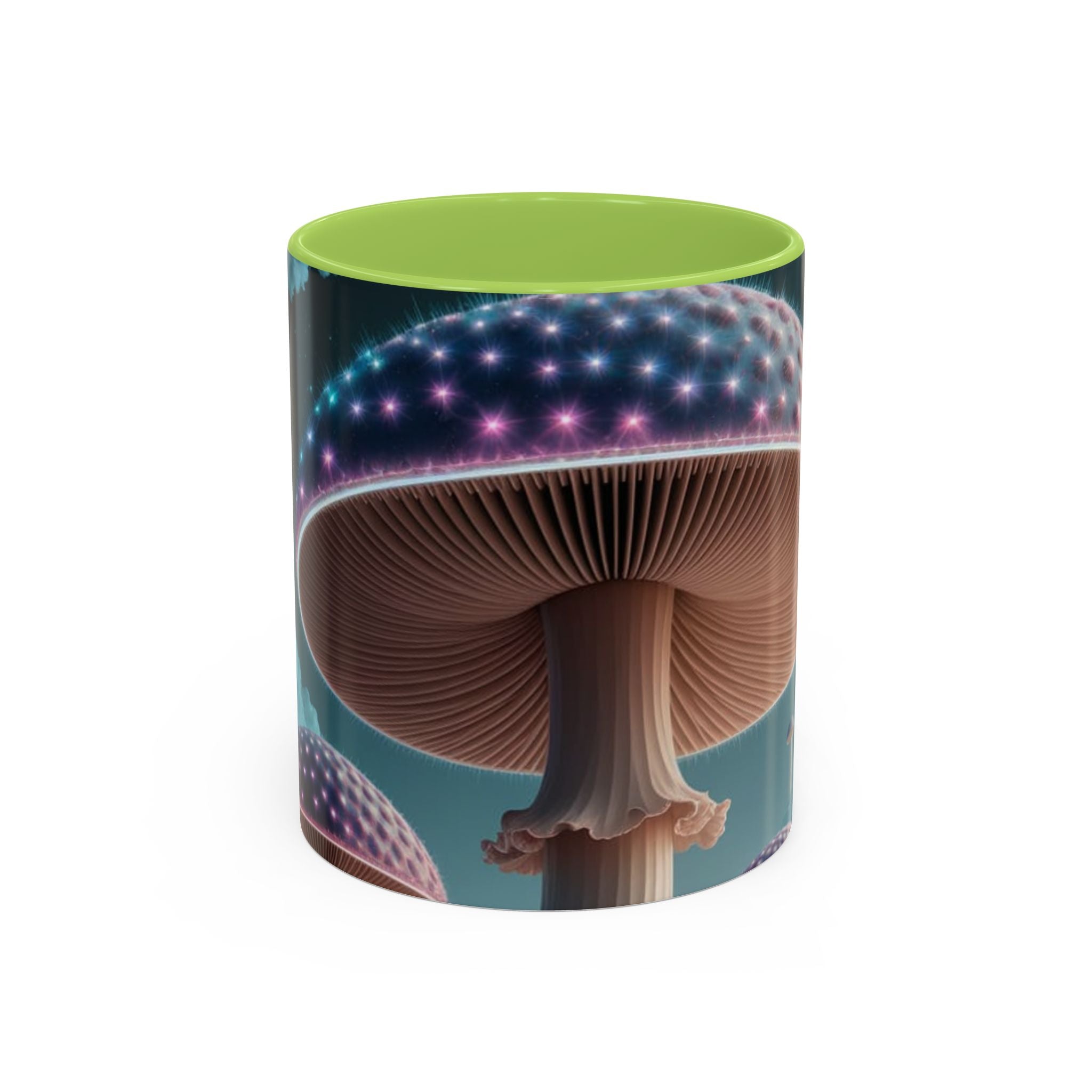 Mug: Mystical Glow Mushroom Coffee Mug — Psychedelic Fantasy Accent Mug