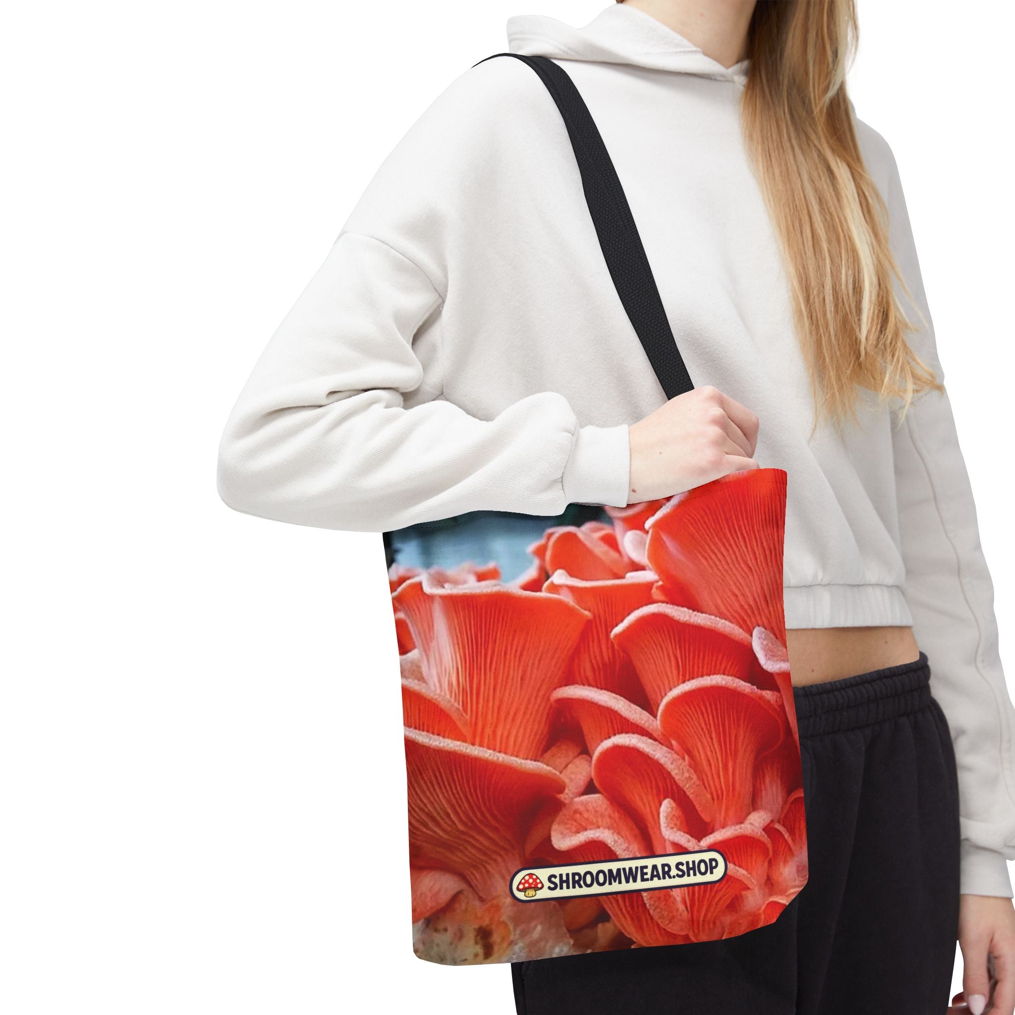 Bag: Mushroom Print Tote Bag – All-Over-Print Canvas Tote