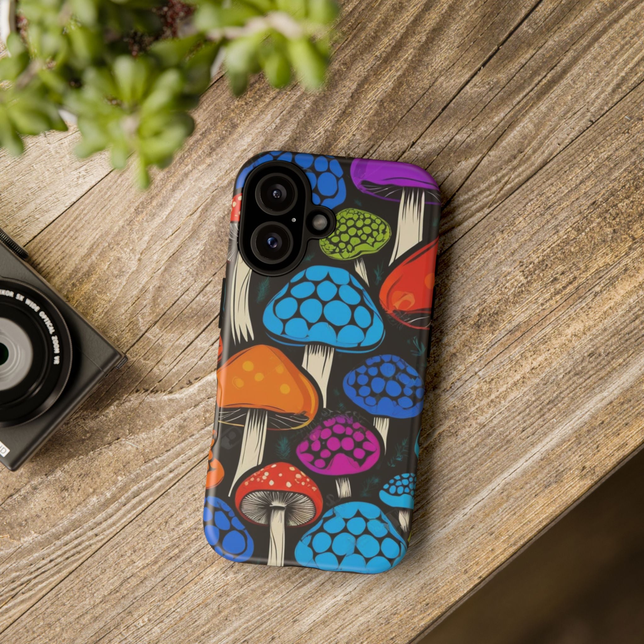 🍄 Shroom Pop iPhone Case – Protect Your Phone in Psychedelic Style 🌈📱