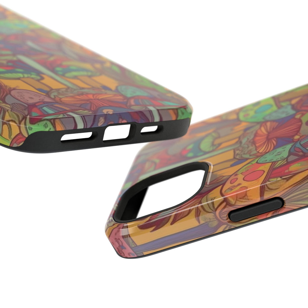 Mushroom Grove Impact-Resistant Case, Unique Phone Cover for Nature Lovers, Mushroom Art Gifts, Phone Accessories for Festivals, [...]
