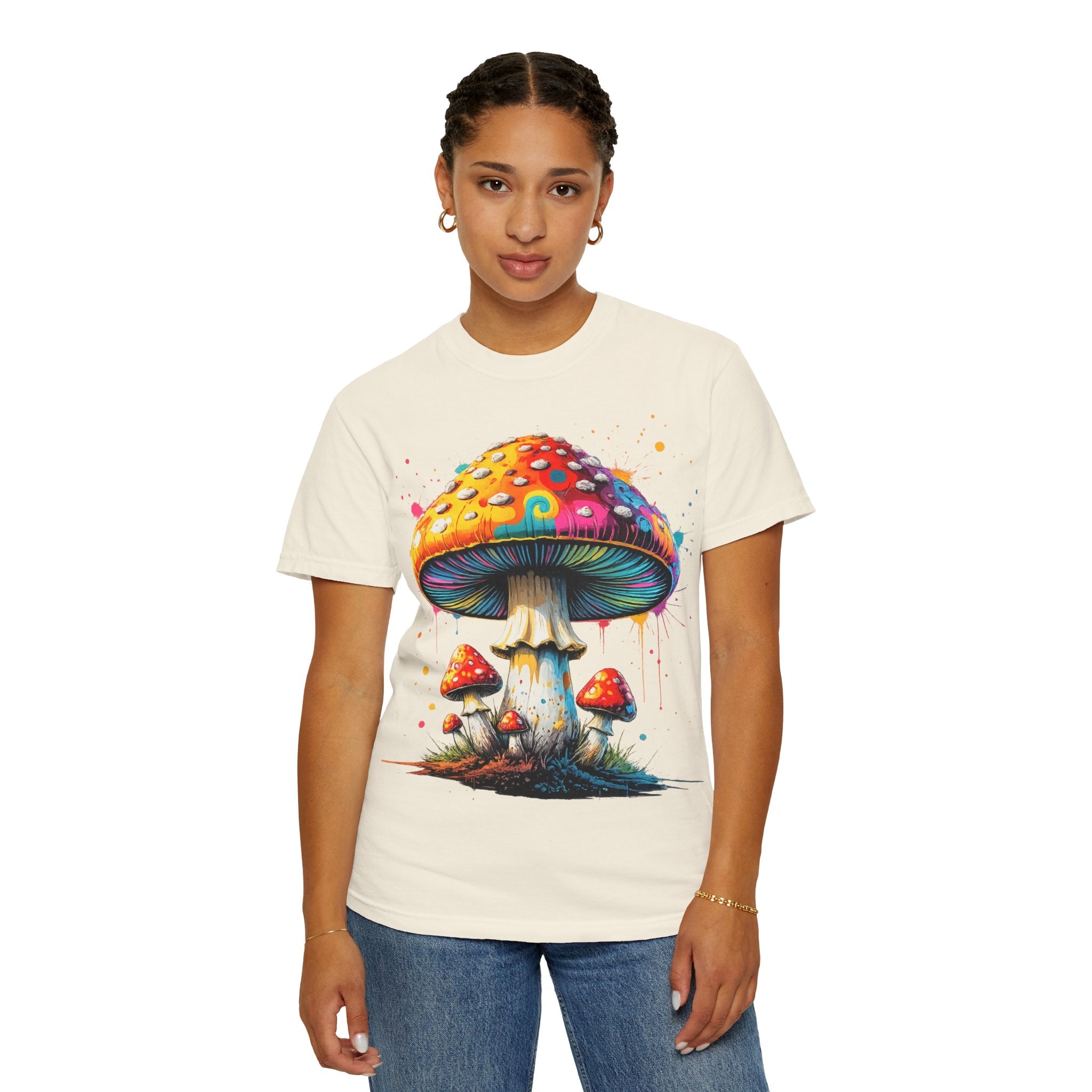 Lake Oswego Mushroom T-Shirt — Vintage Nature & Psychedelic Fungi Design