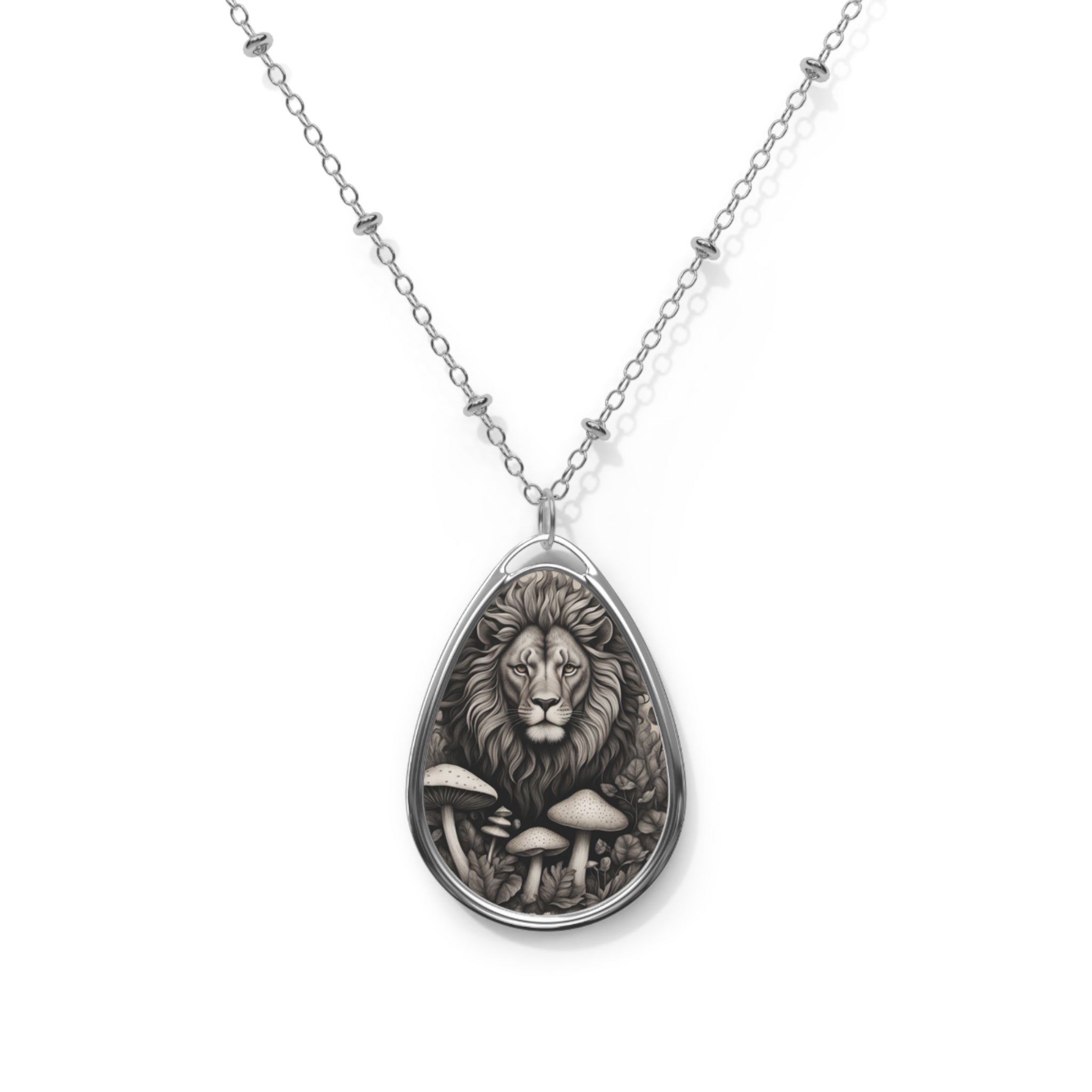 🦁🌿 “Guardian of the Grove” Pendant Necklace