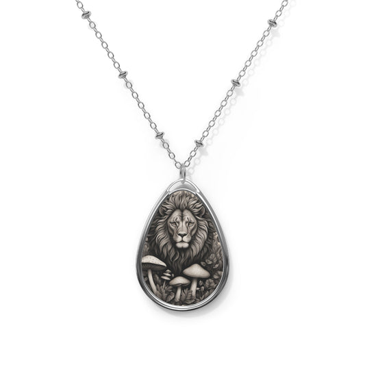 🦁🌿 “Guardian of the Grove” Pendant Necklace