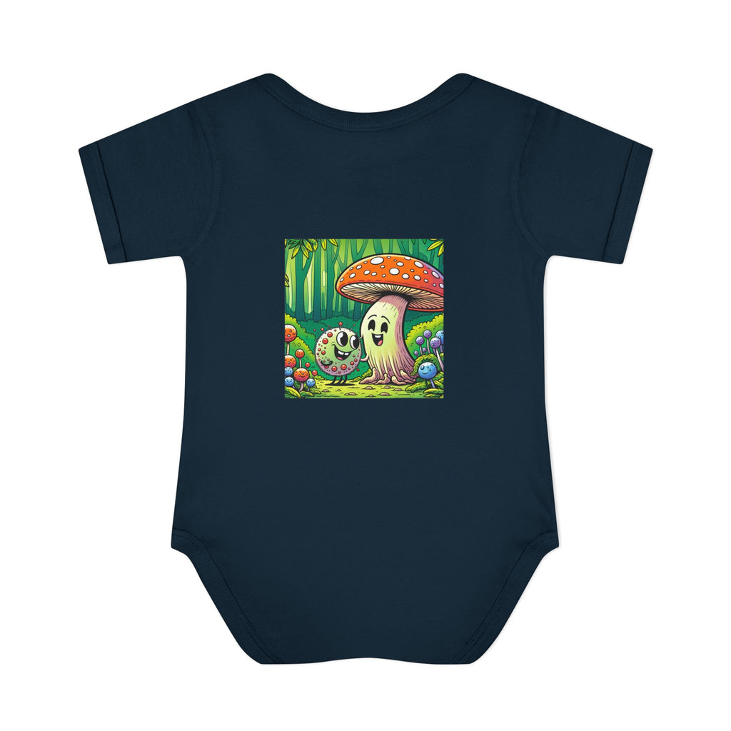 🍄👶 “Forest Friends” Baby Bodysuit