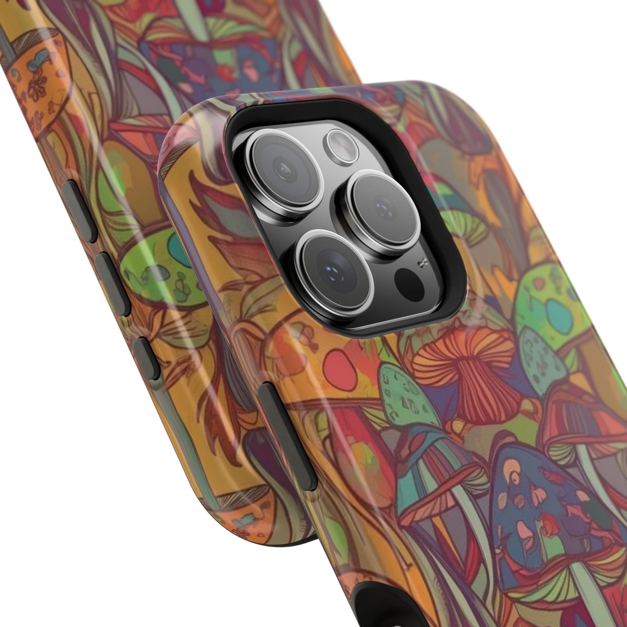 Mushroom Grove Impact-Resistant Case, Unique Phone Cover for Nature Lovers, Mushroom Art Gifts, Phone Accessories for Festivals, [...]