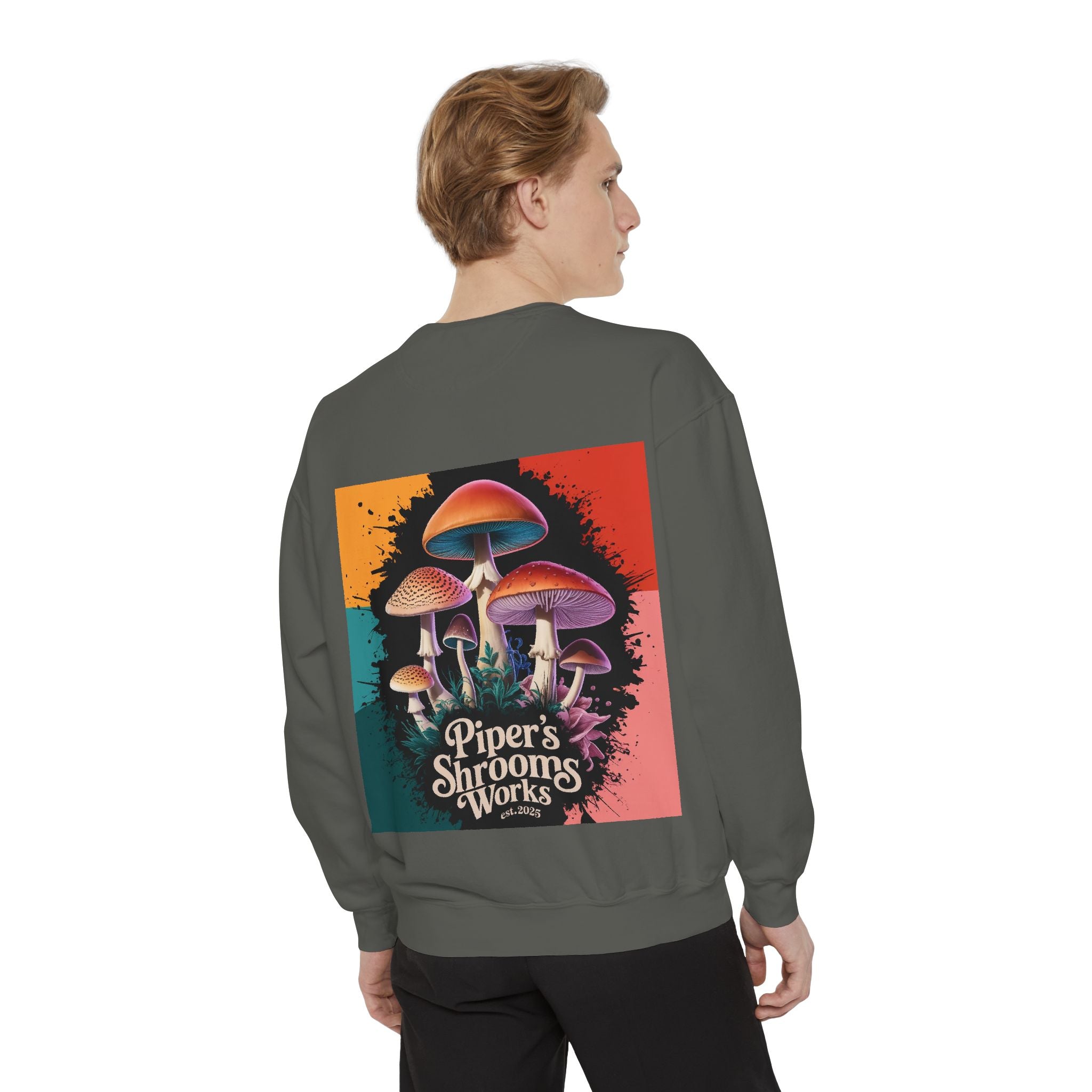 🦁 Lionheart & Shrooms Sweatshirt – Wear the Wild Within 🍄