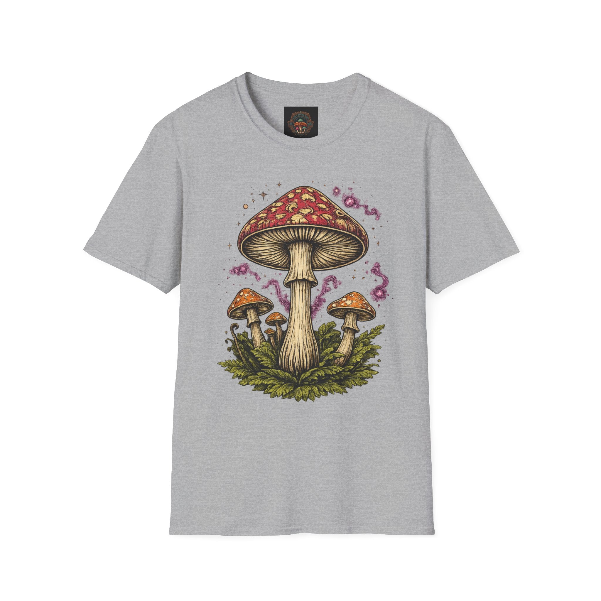 Mushroom Magic T-Shirt — Vintage Red Toadstool Illustration