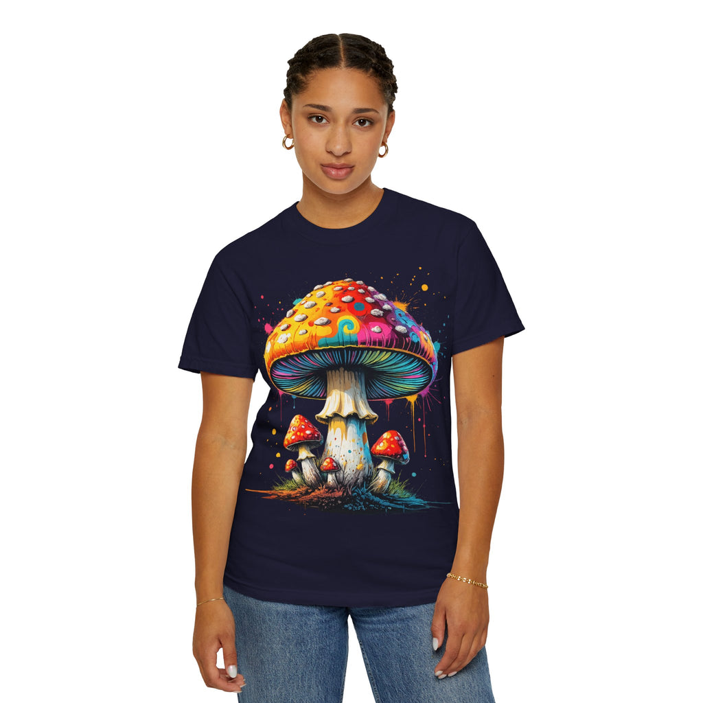 Lake Oswego Mushroom T-Shirt — Vintage Nature & Psychedelic Fungi Design