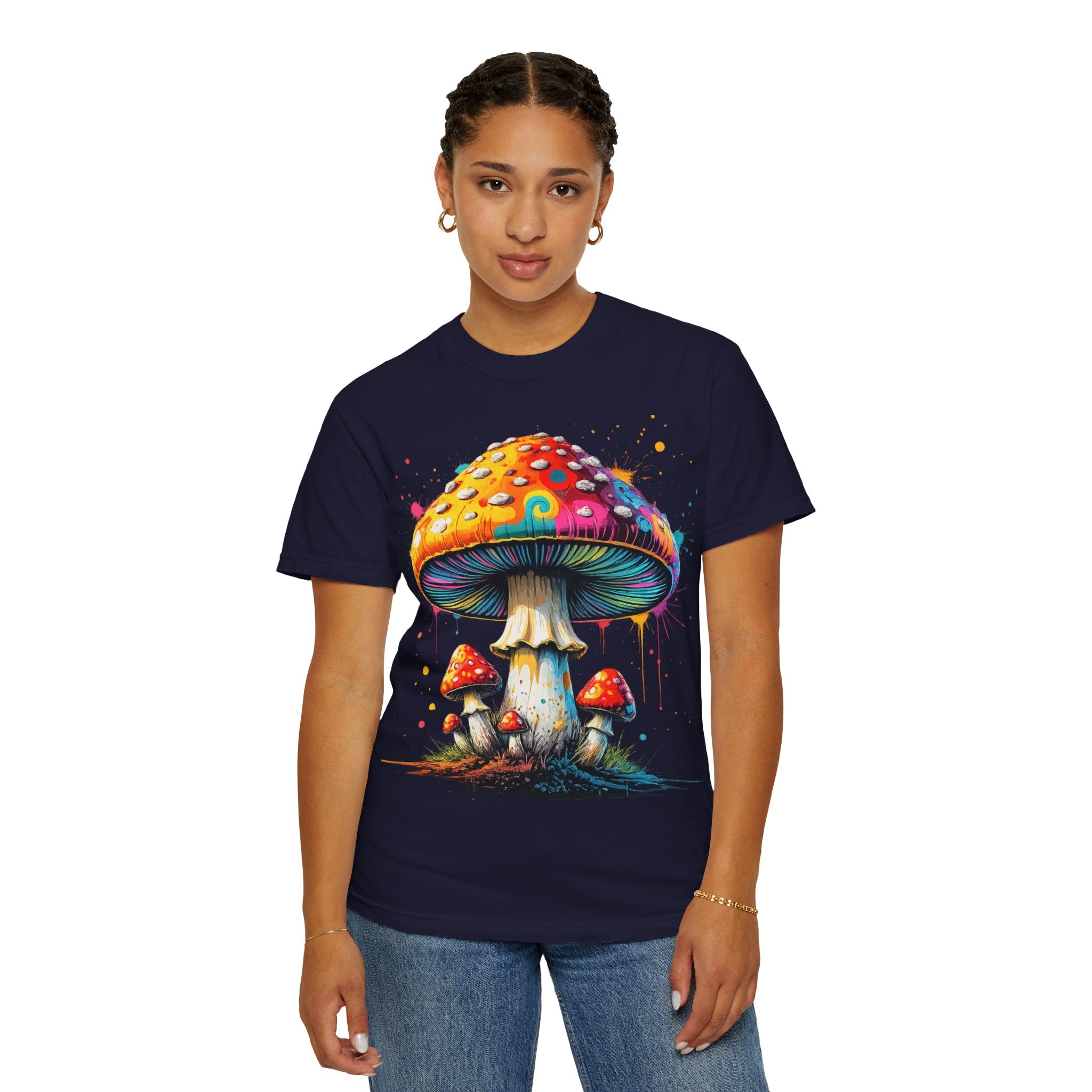 Lake Oswego Mushroom T-Shirt — Vintage Nature & Psychedelic Fungi Design