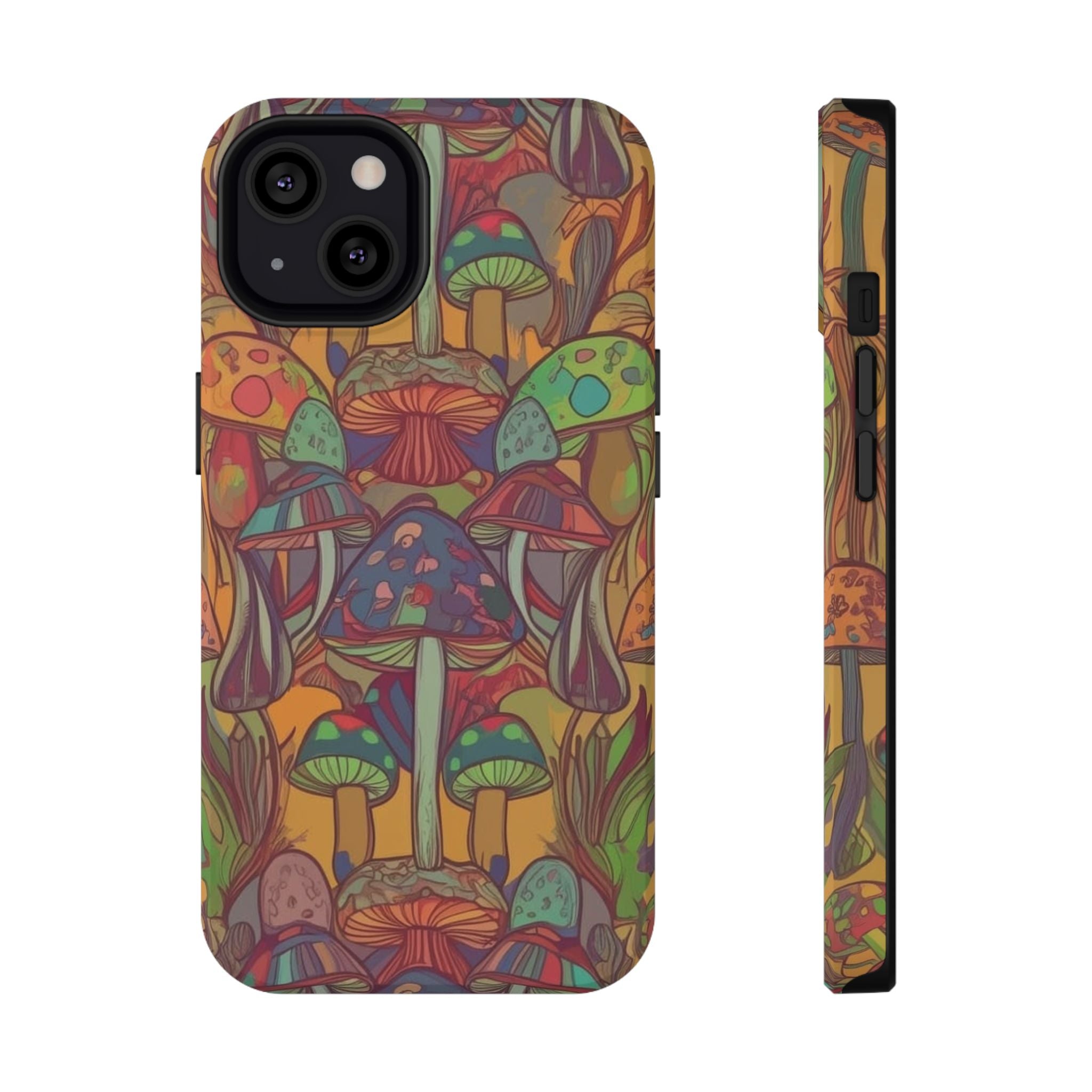 Mushroom Grove Impact-Resistant Case, Unique Phone Cover for Nature Lovers, Mushroom Art Gifts, Phone Accessories for Festivals, [...]