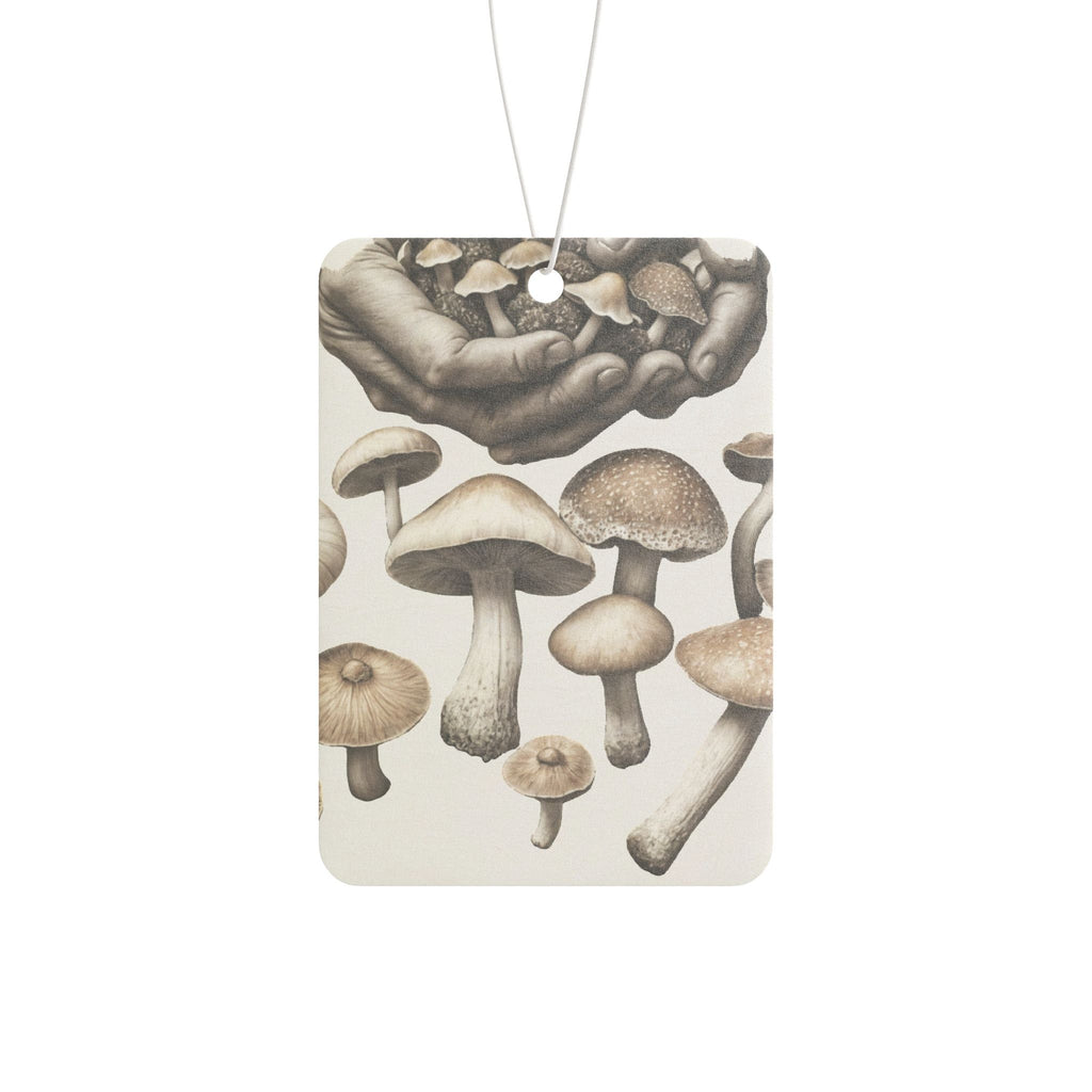 🍄 “Held by Nature” Air Freshener – Earthtone Fungi Design 🌿🚘
