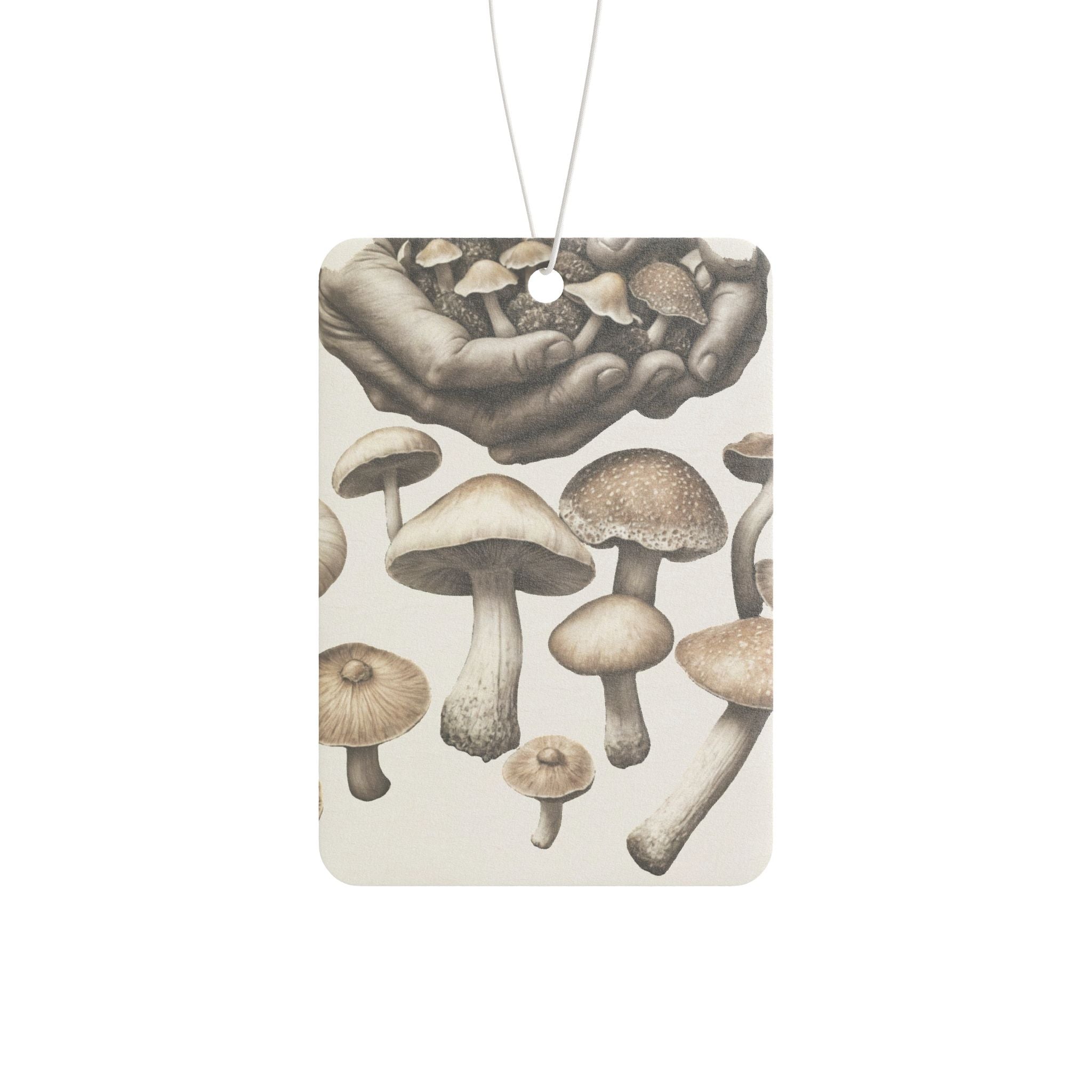 🍄 “Held by Nature” Air Freshener – Earthtone Fungi Design 🌿🚘