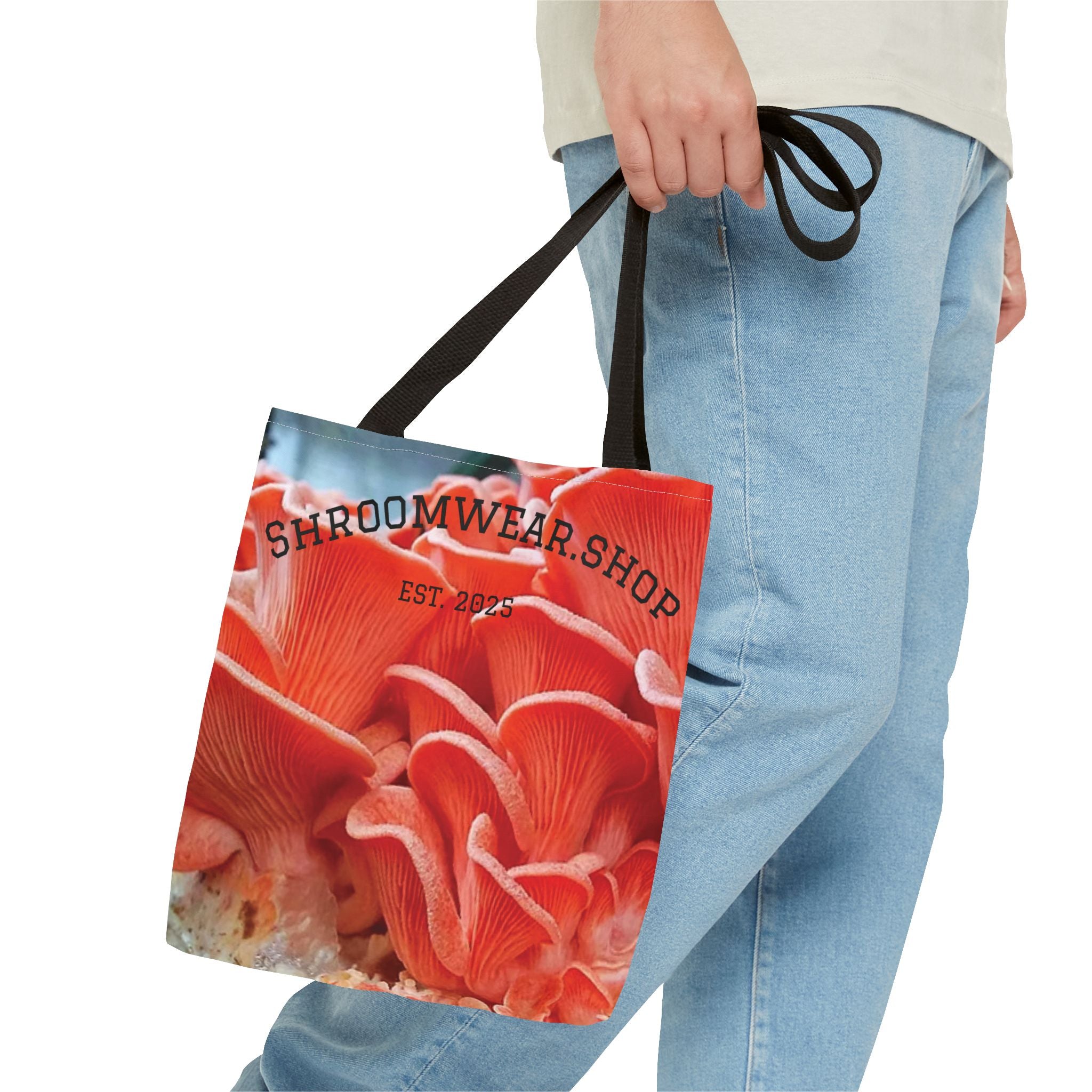 Bag: Mushroom Print Tote Bag – All-Over-Print Canvas Tote