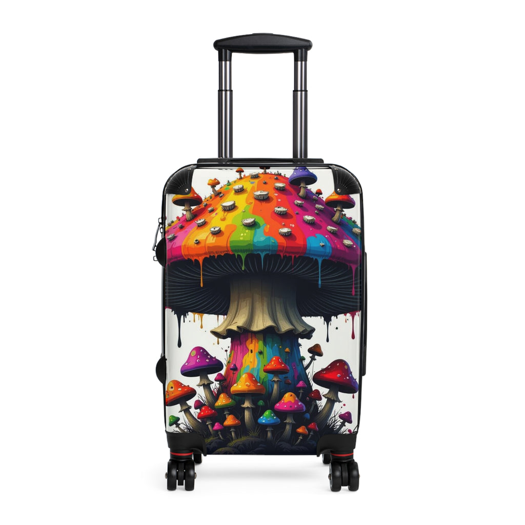 Valise psychédélique champignon arc-en-ciel – Bagage cabine coloré