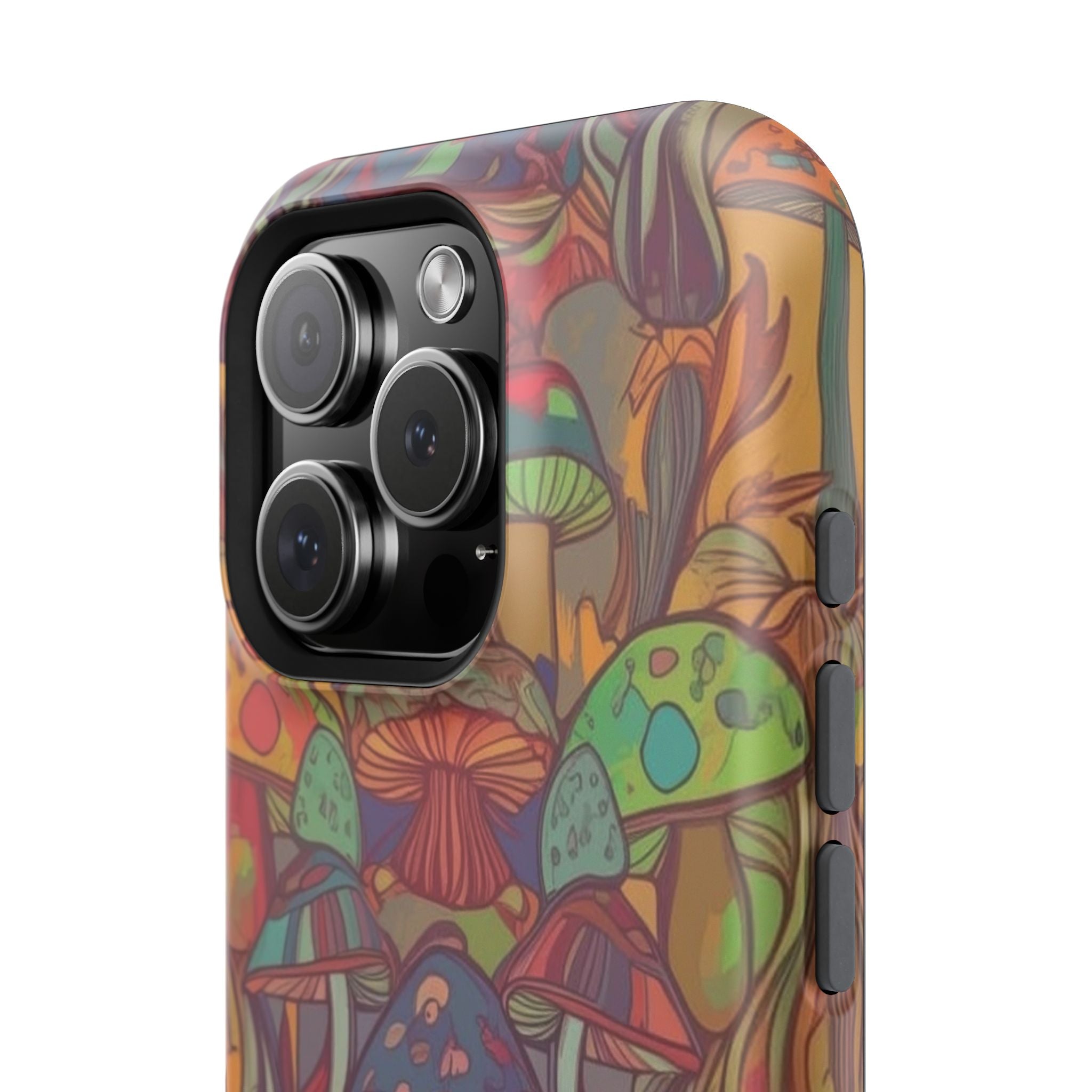 Mushroom Grove Impact-Resistant Case, Unique Phone Cover for Nature Lovers, Mushroom Art Gifts, Phone Accessories for Festivals, [...]