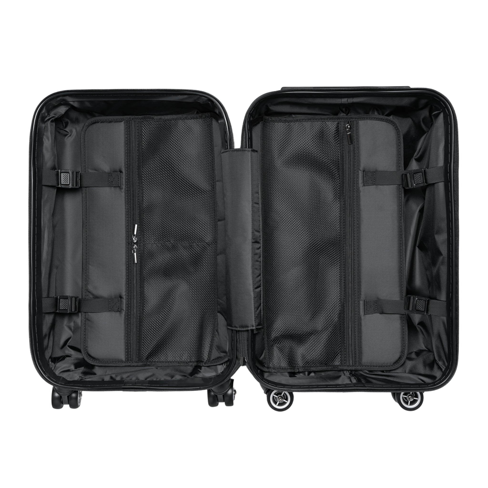 Botanical Mushroom Suitcase – Colorful Fungi Travel Luggage