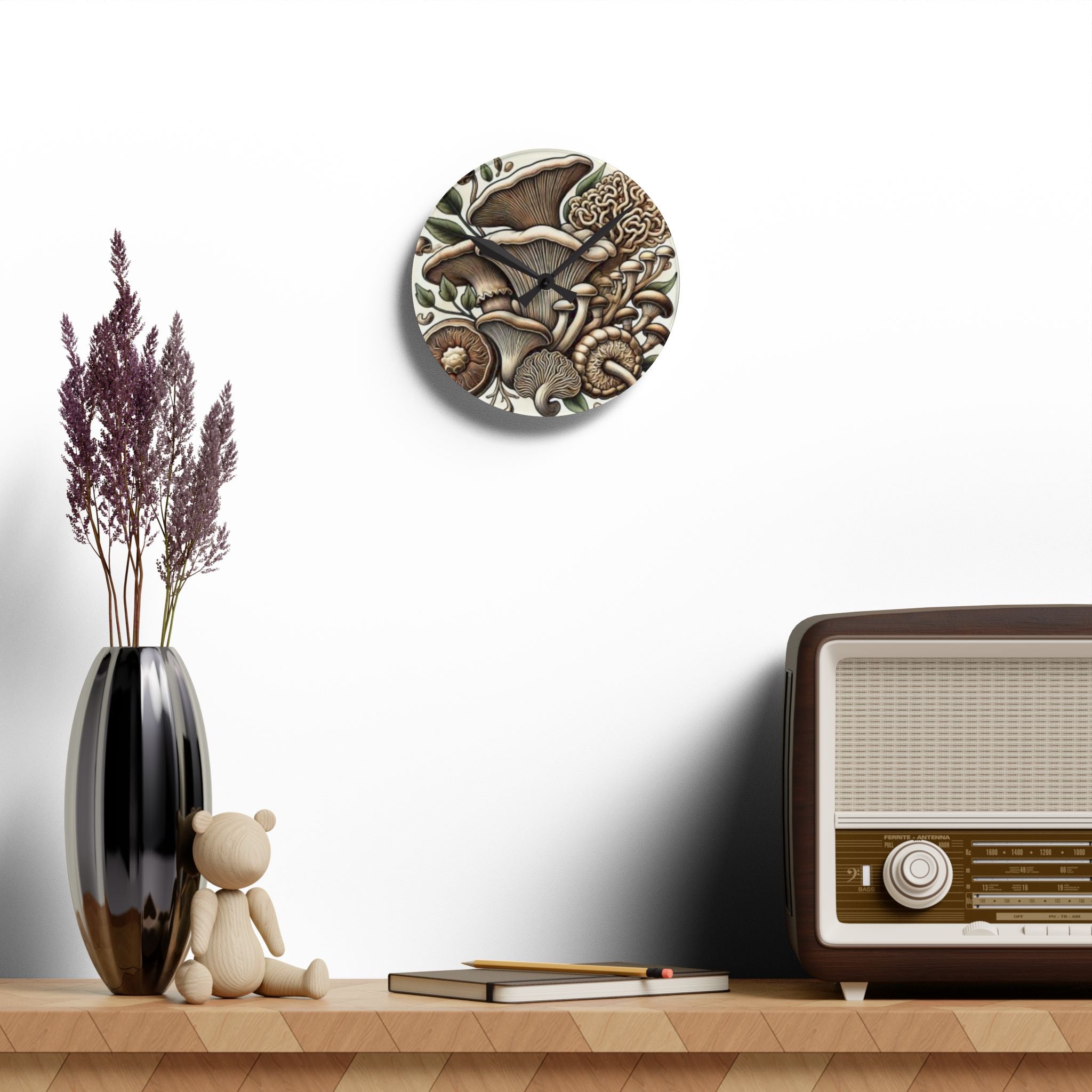 🕒 "Forest Time – Mushroom Harmony Clock" 🍄