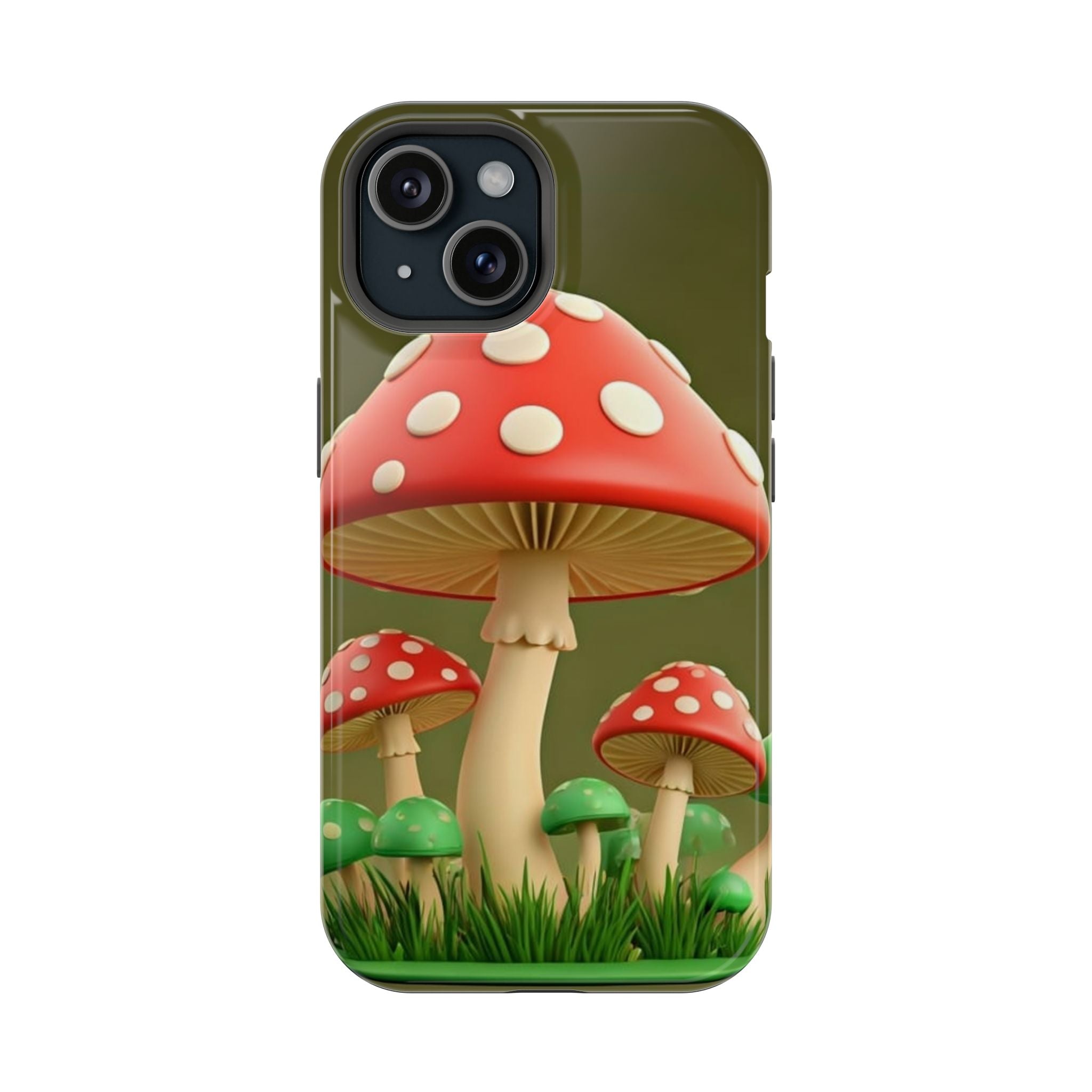 🍄🔥Golden Glow Mushroom Phone Case – Nature Meets Radiance" 🍄✨📱