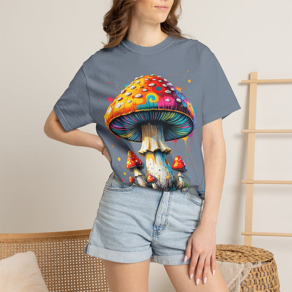 Lake Oswego Mushroom T-Shirt — Vintage Nature & Psychedelic Fungi Design
