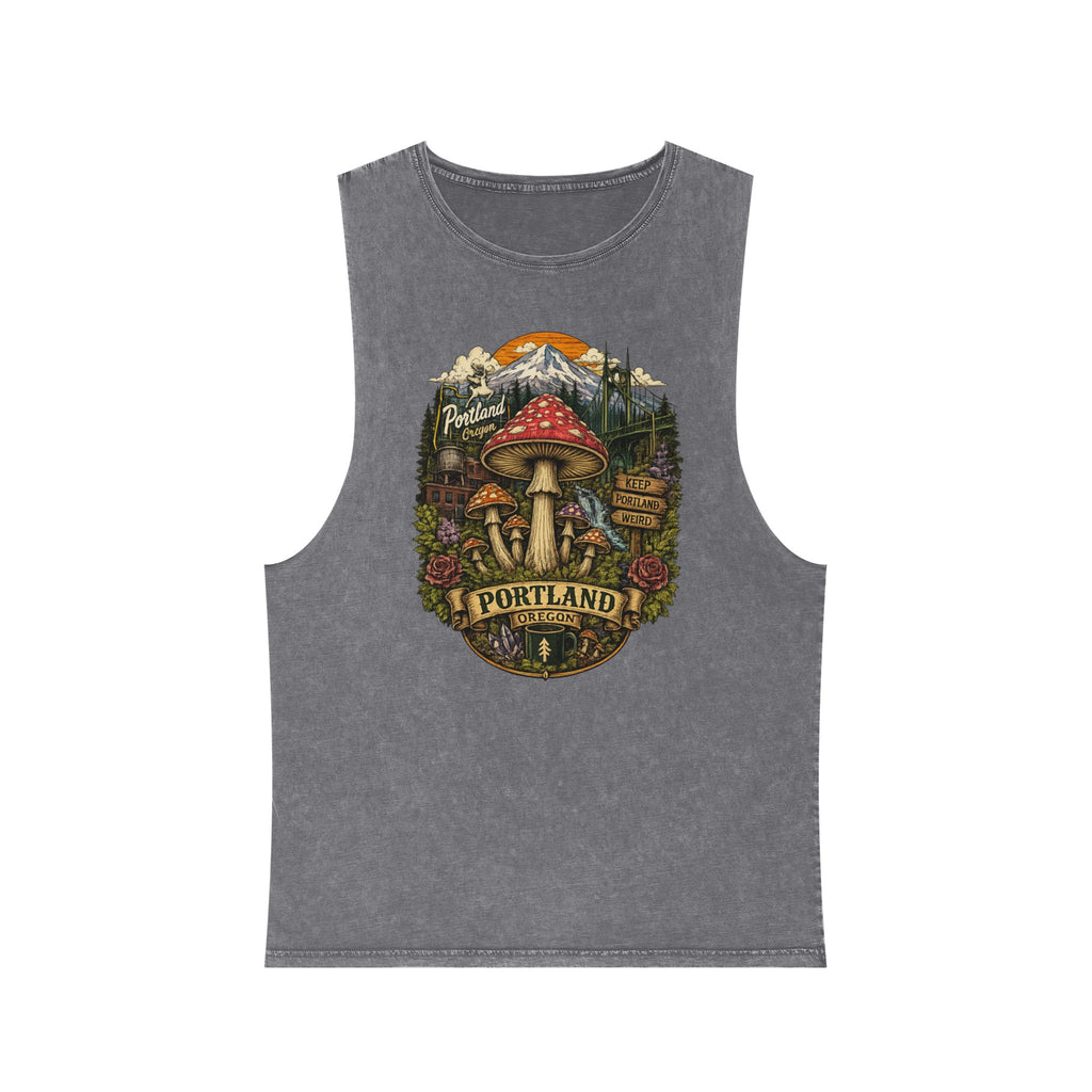 Portland Mushroom Graphic Tank