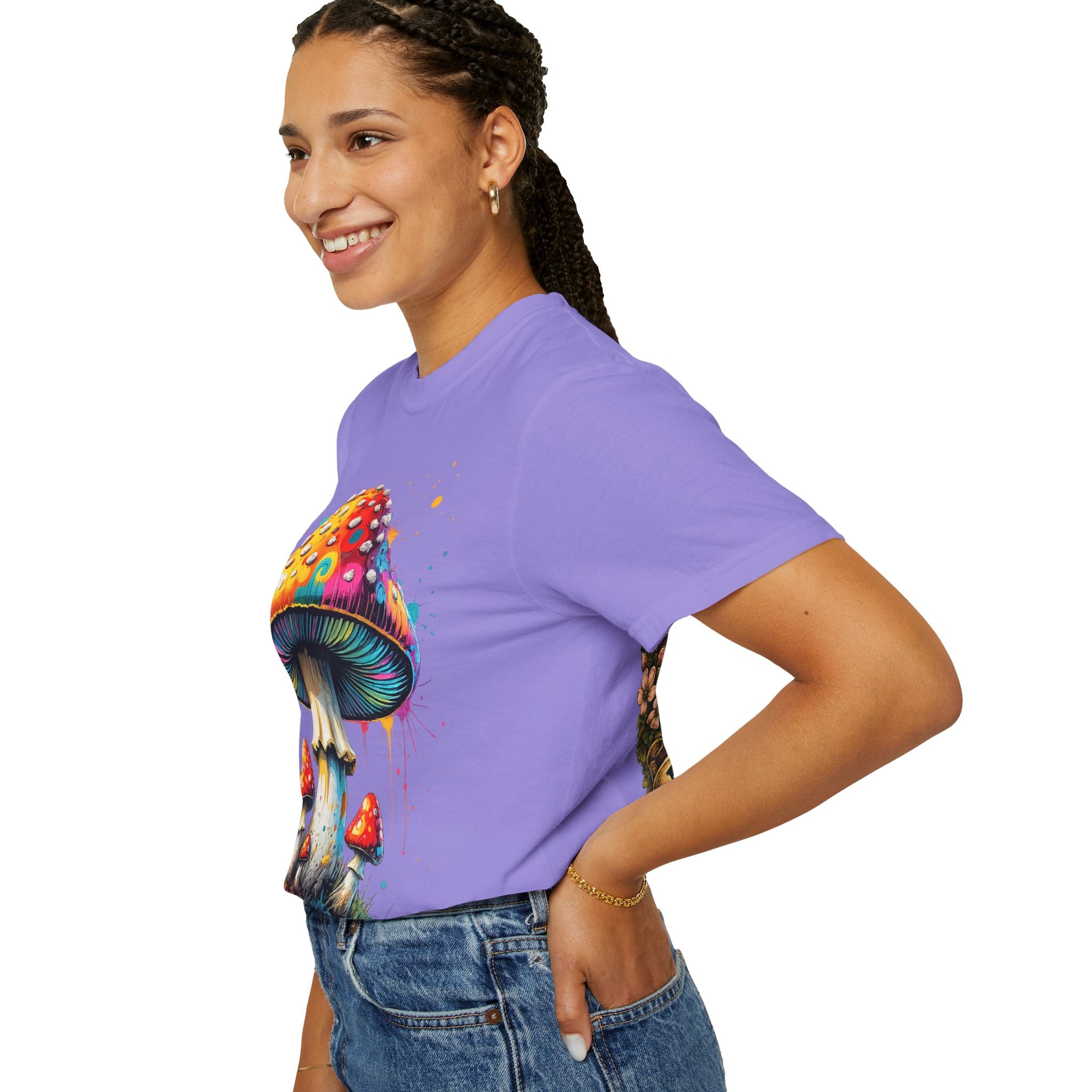 Lake Oswego Mushroom T-Shirt — Vintage Nature & Psychedelic Fungi Design