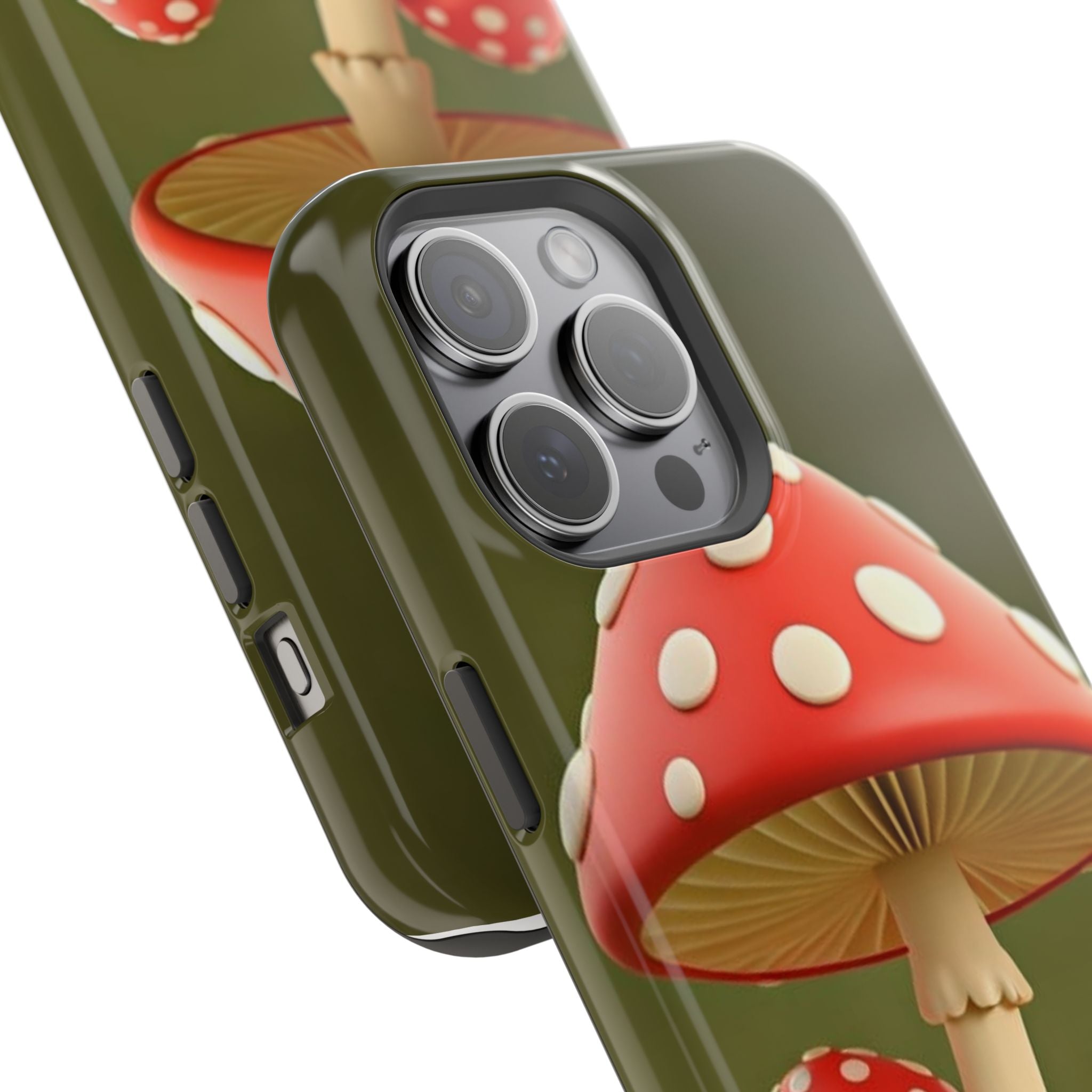 🍄🔥Golden Glow Mushroom Phone Case – Nature Meets Radiance" 🍄✨📱