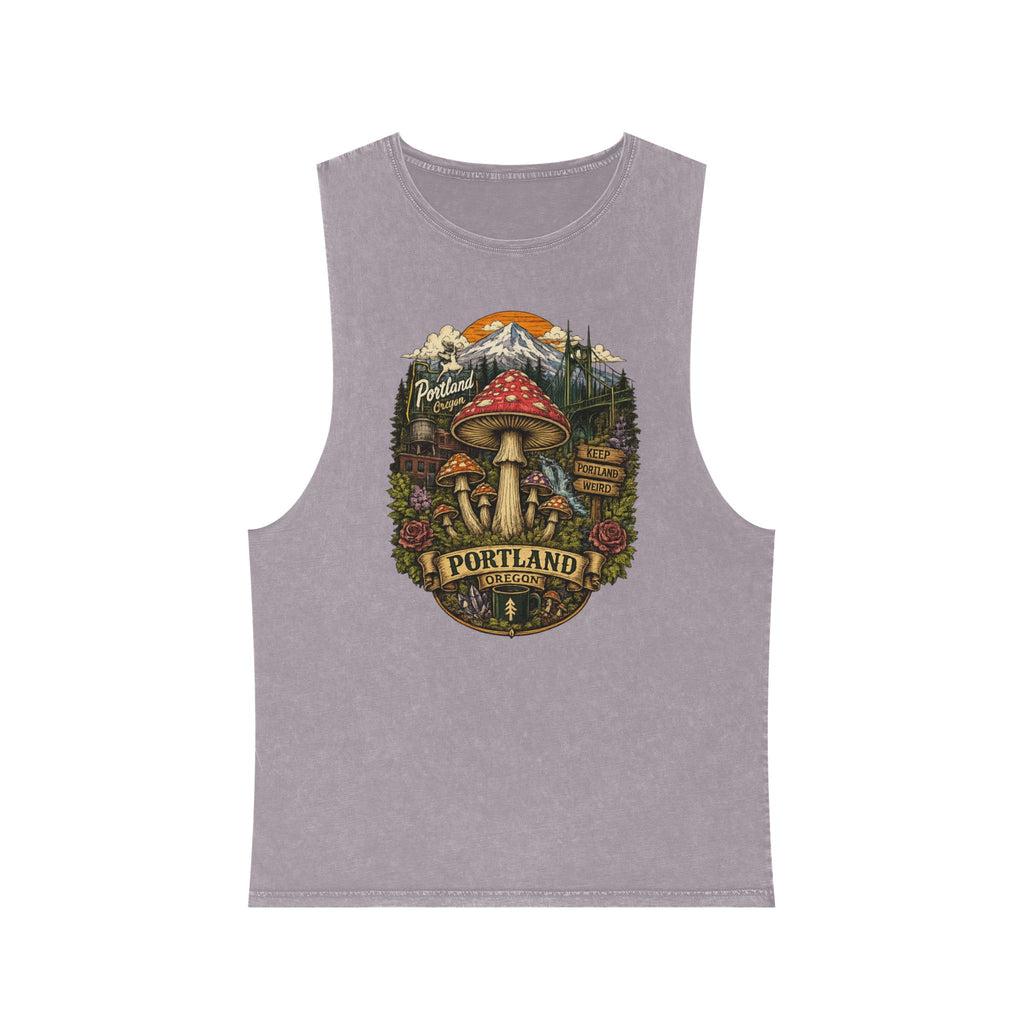 Portland Mushroom Graphic Tank