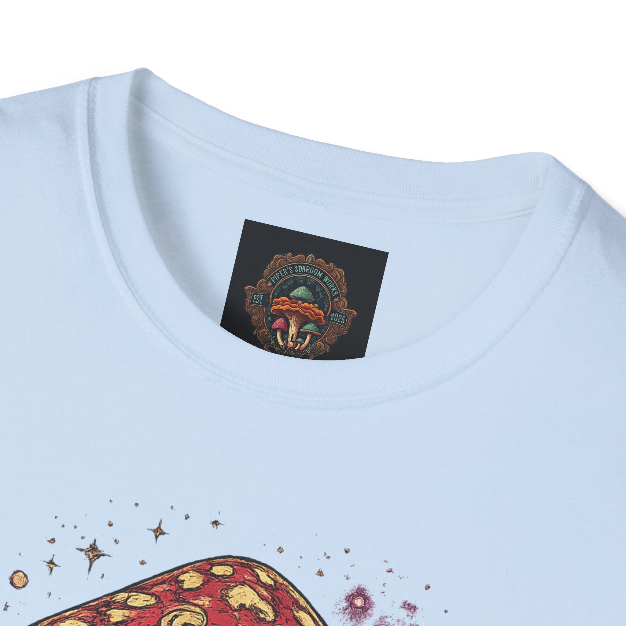 City: Gresham Psychedelic Mushroom Graphic T-Shirt — Red Amanita Illustration
