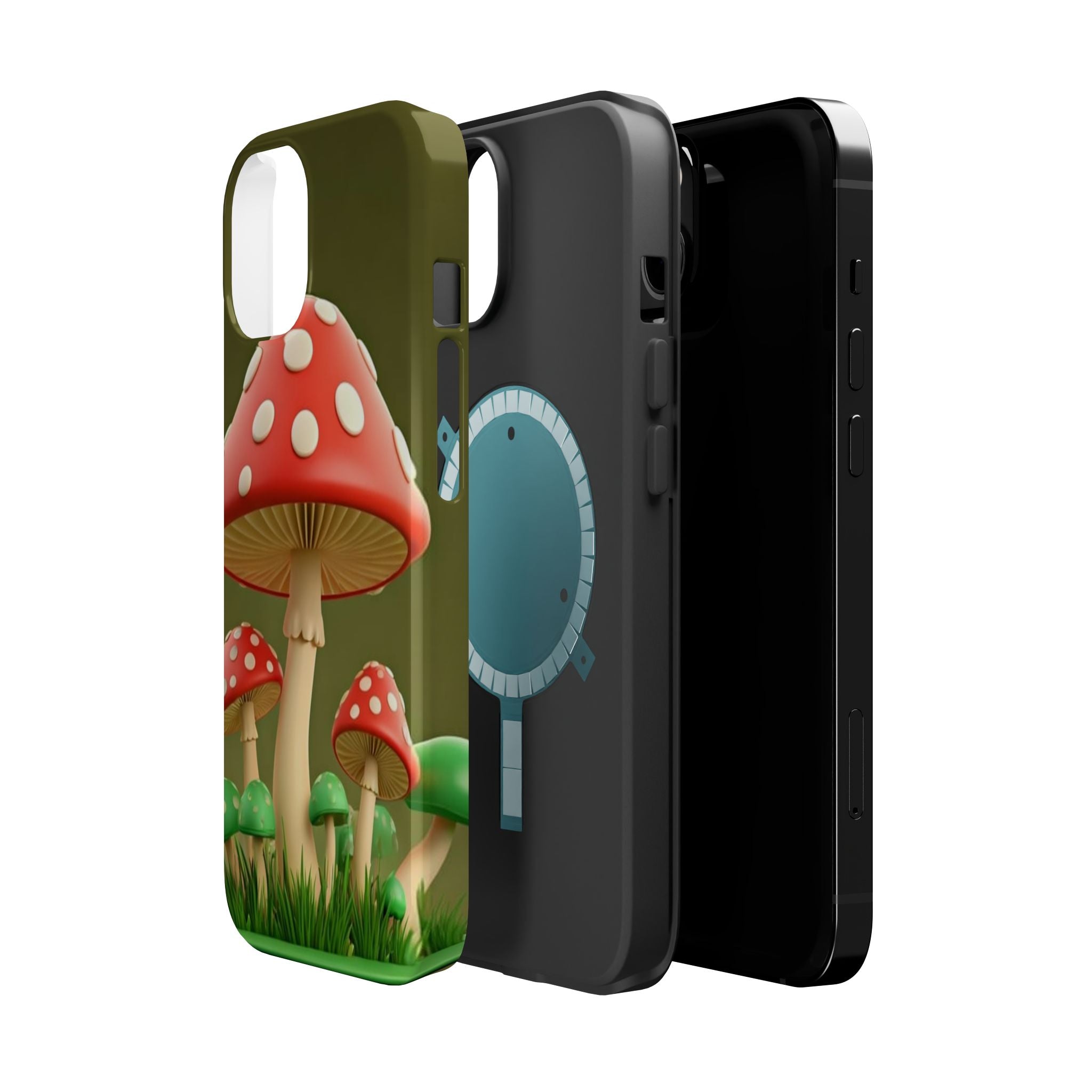 🍄🔥Golden Glow Mushroom Phone Case – Nature Meets Radiance" 🍄✨📱