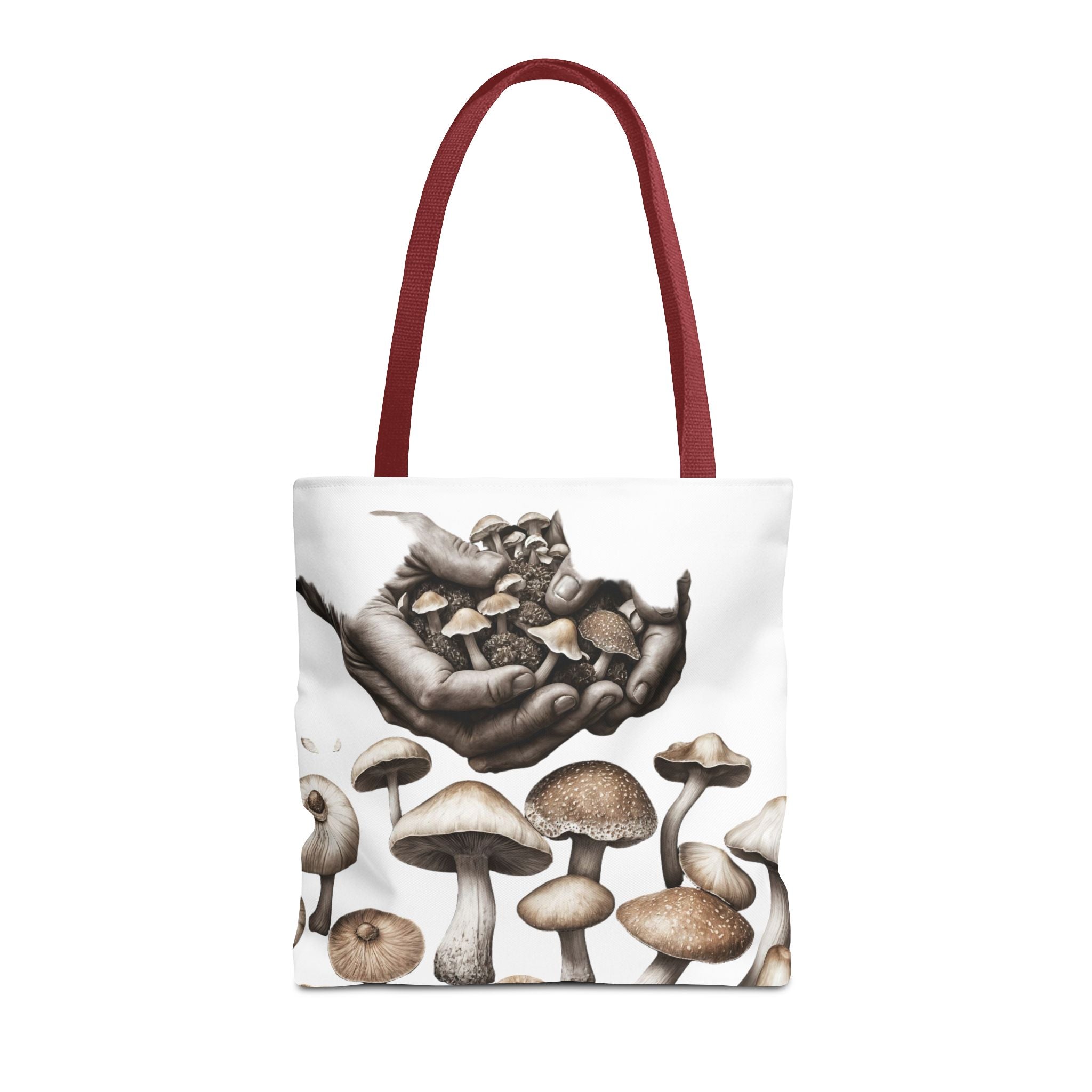 👐 “Harvested by Hand” Mushroom Tote – Carry Nature’s Story 🍄