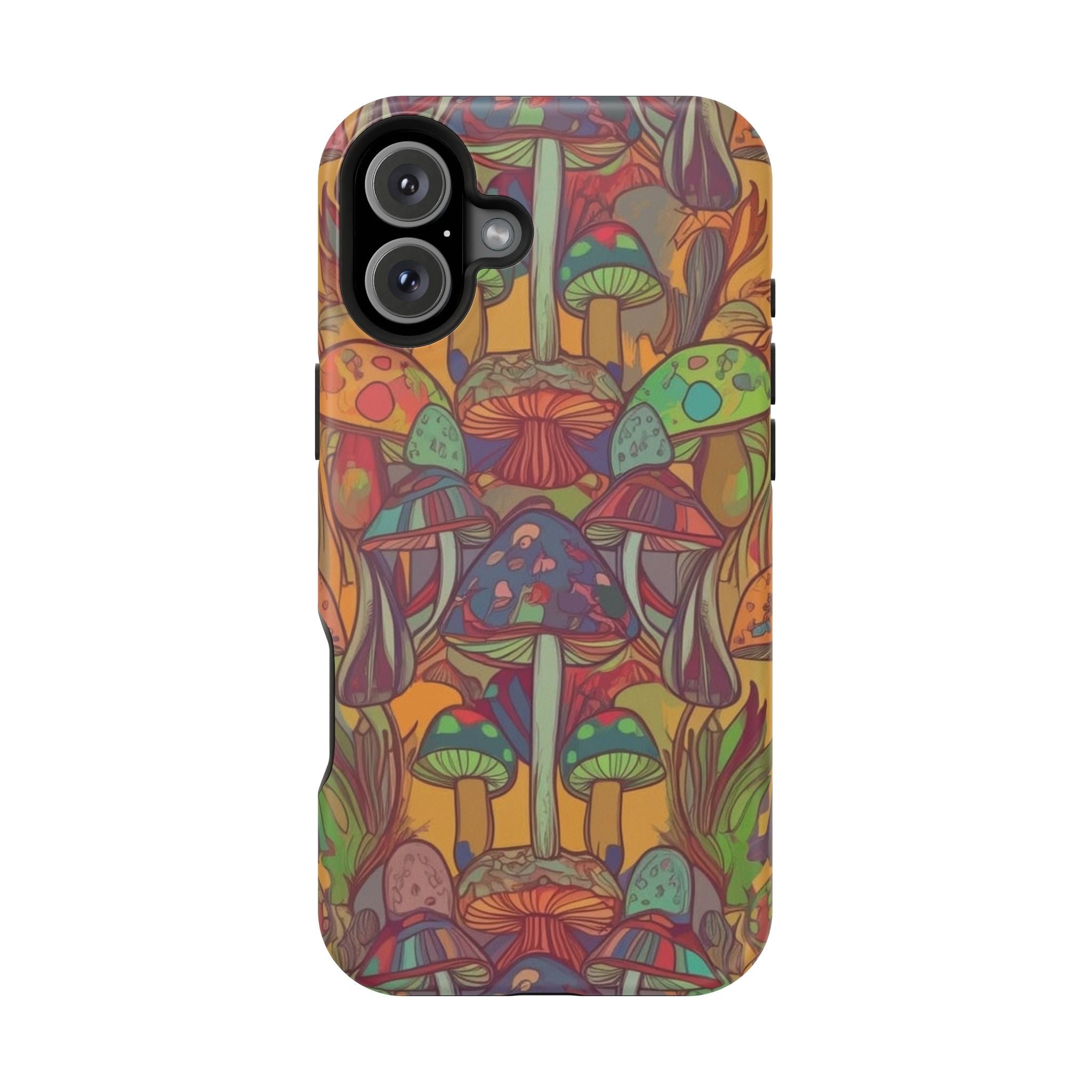 Mushroom Grove Impact-Resistant Case, Unique Phone Cover for Nature Lovers, Mushroom Art Gifts, Phone Accessories for Festivals, [...]