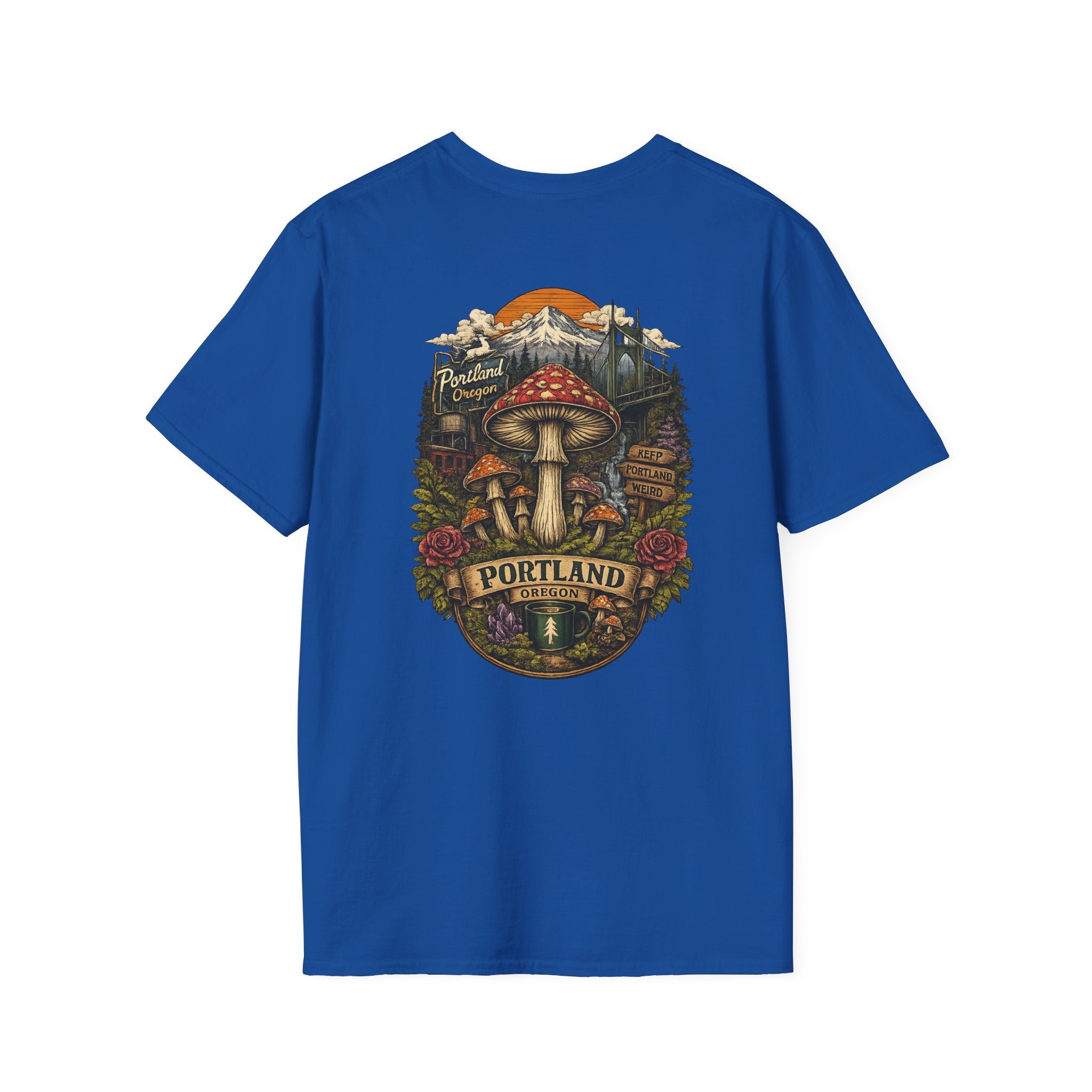 Mushroom Magic T-Shirt — Vintage Red Toadstool Illustration