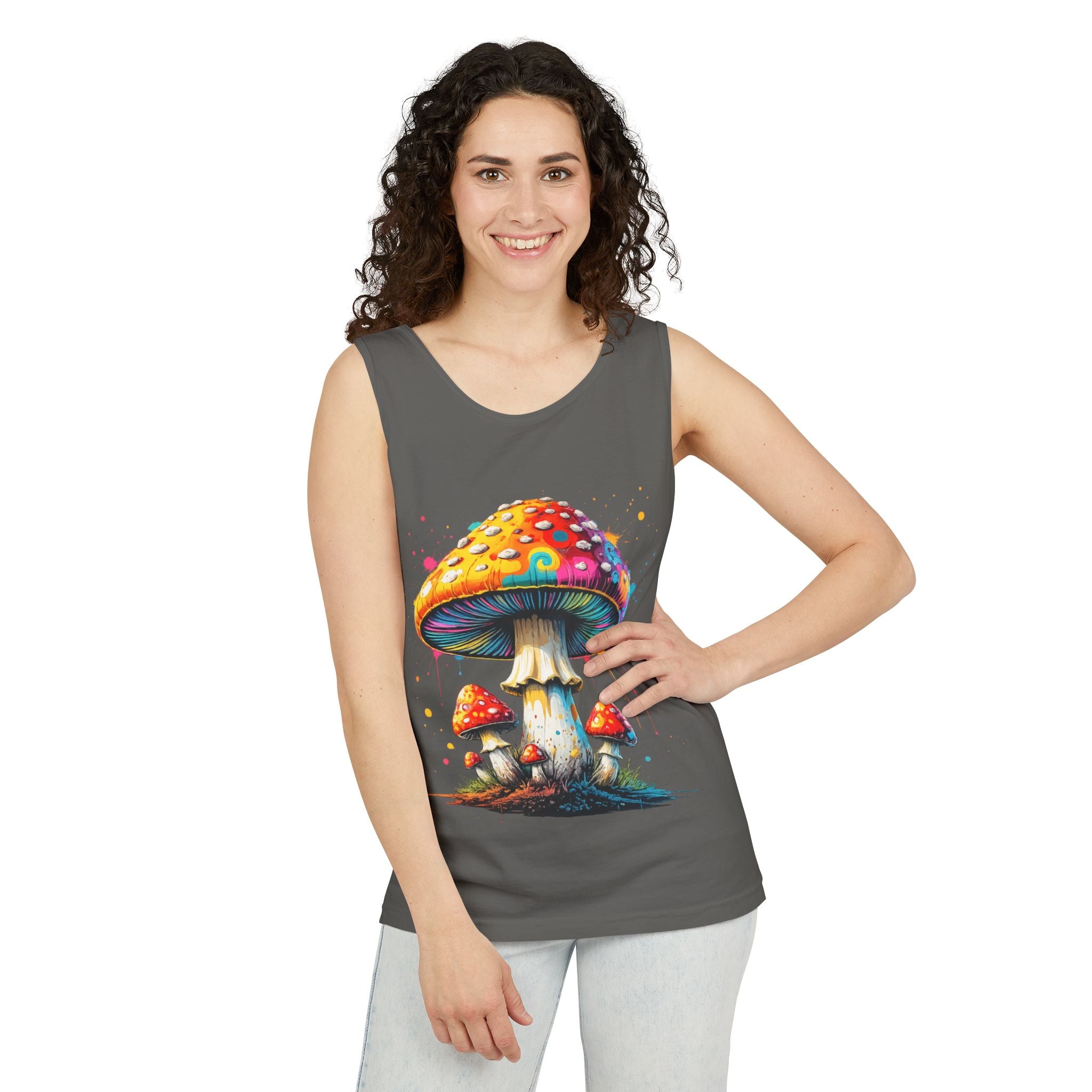 Mushroom Tank Top — Psychedelic & Portland Forest Graphic Tank