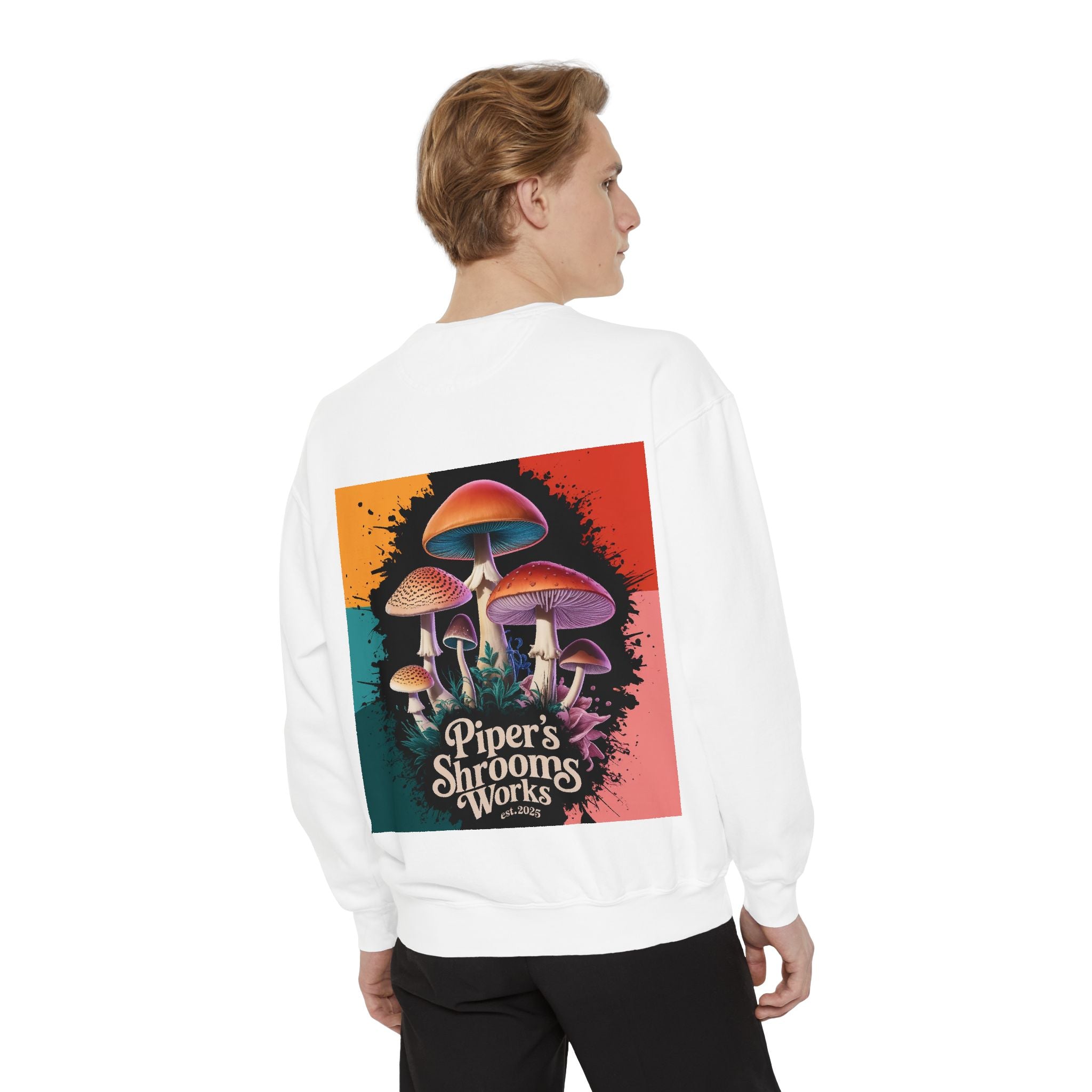 🦁 Lionheart & Shrooms Sweatshirt – Wear the Wild Within 🍄
