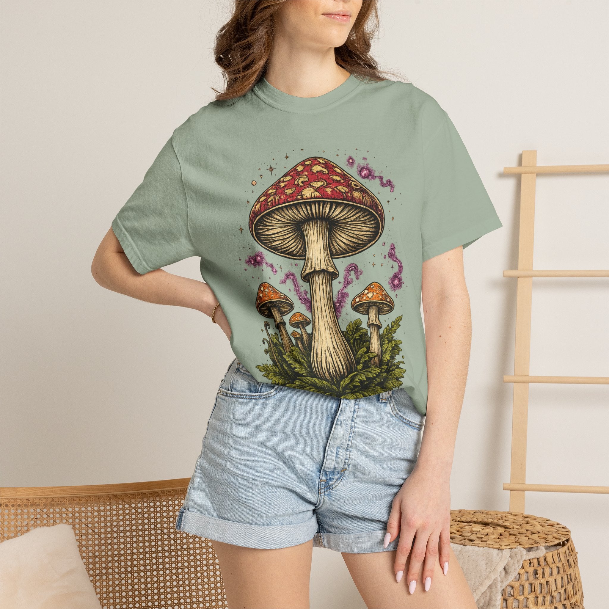 Mushroom Graphic T-Shirt