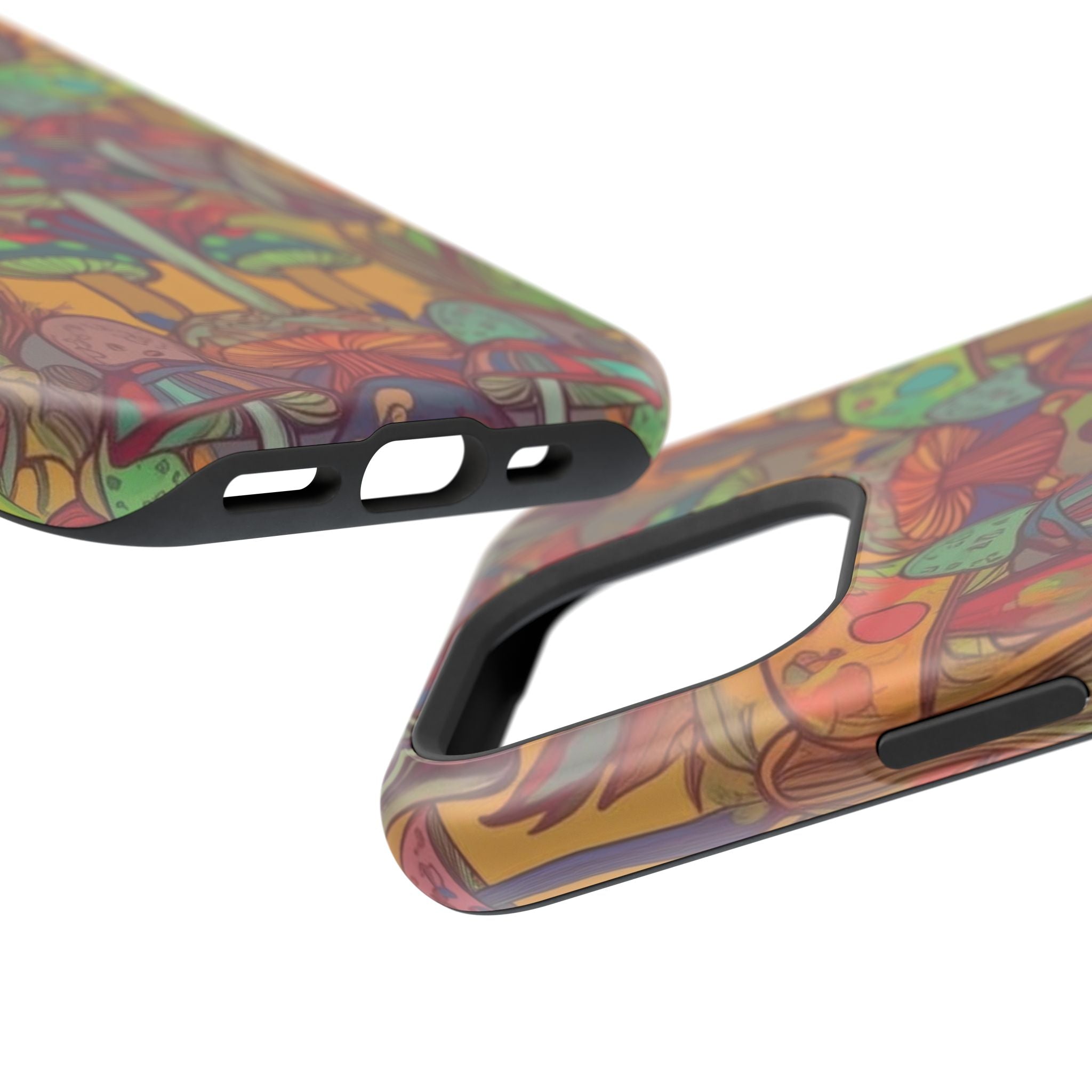 Mushroom Grove Impact-Resistant Case, Unique Phone Cover for Nature Lovers, Mushroom Art Gifts, Phone Accessories for Festivals, [...]